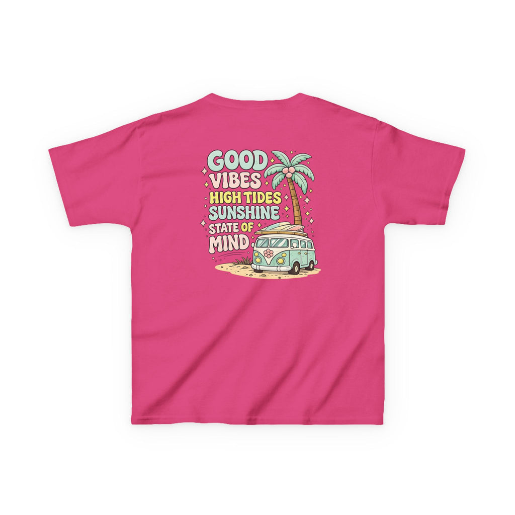 Kids T-Shirt — "Good Vibes-High Tides"