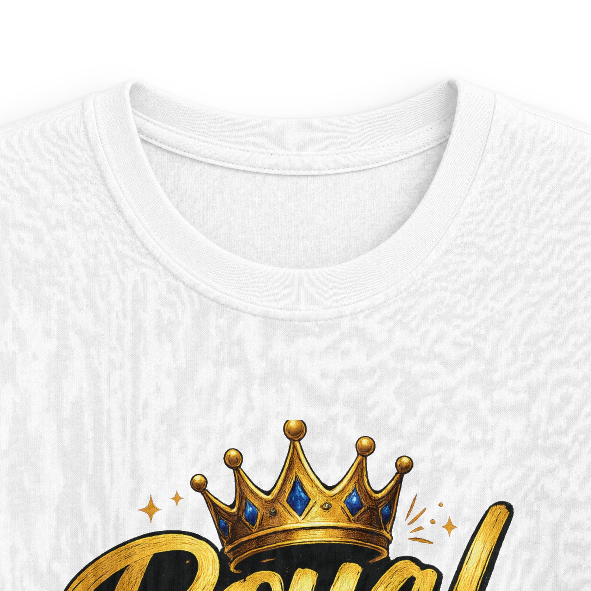 "Royal Since Day One" Crown Graphic Boys Shirt