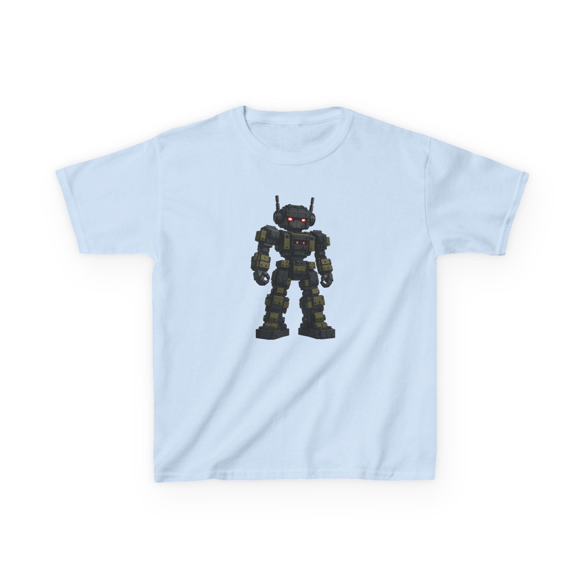 "Dark Steel Warrior" Graphic kids Gamer T-Shirt Design