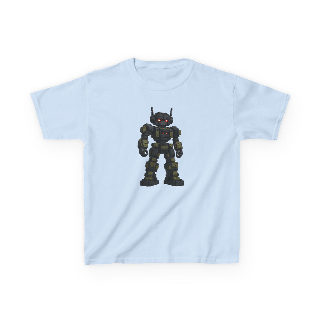 "Dark Steel Warrior" Boys Graphic Gamer T-Shirt Design
