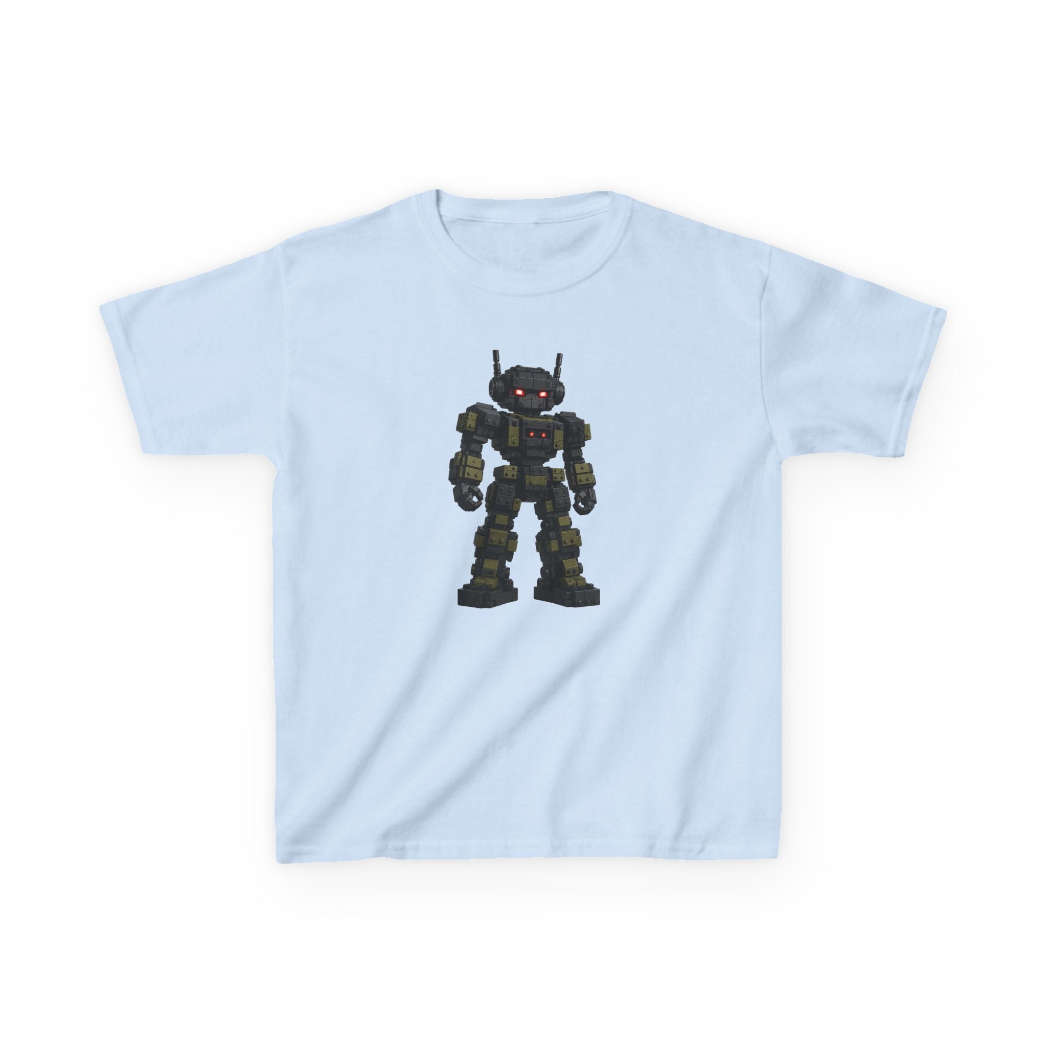 "Dark Steel Warrior" Boys Graphic Gamer T-Shirt Design