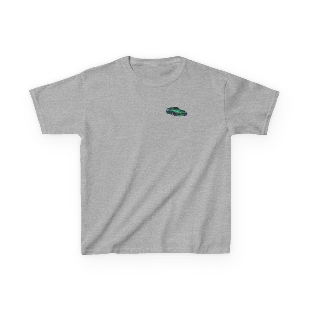 Boys Tee "Retro Nightrun Drift Car" Graphic (Neon City)