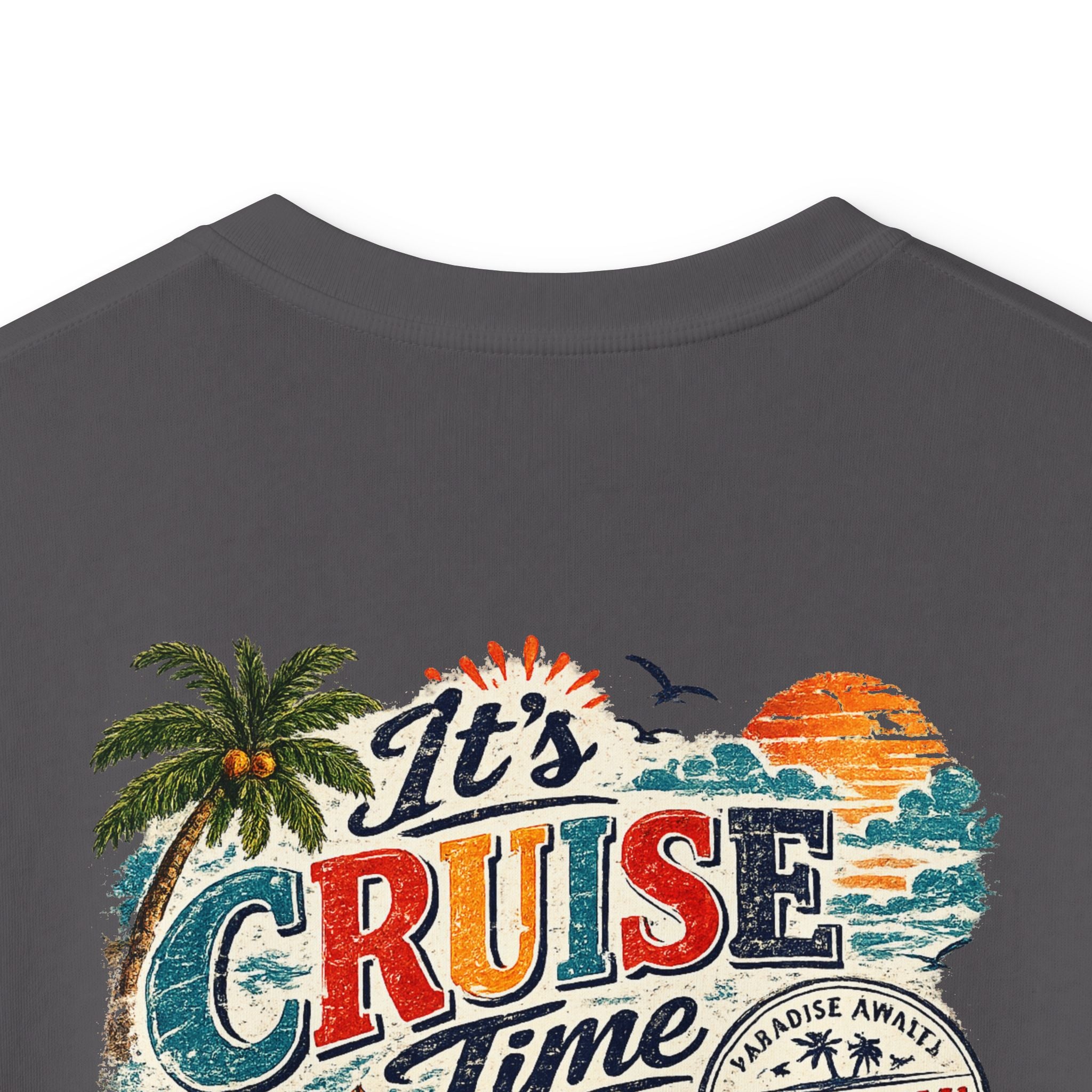 Kids Cruise T‑Shirt  "It’s Cruise Time" Tropical Vacation Tee