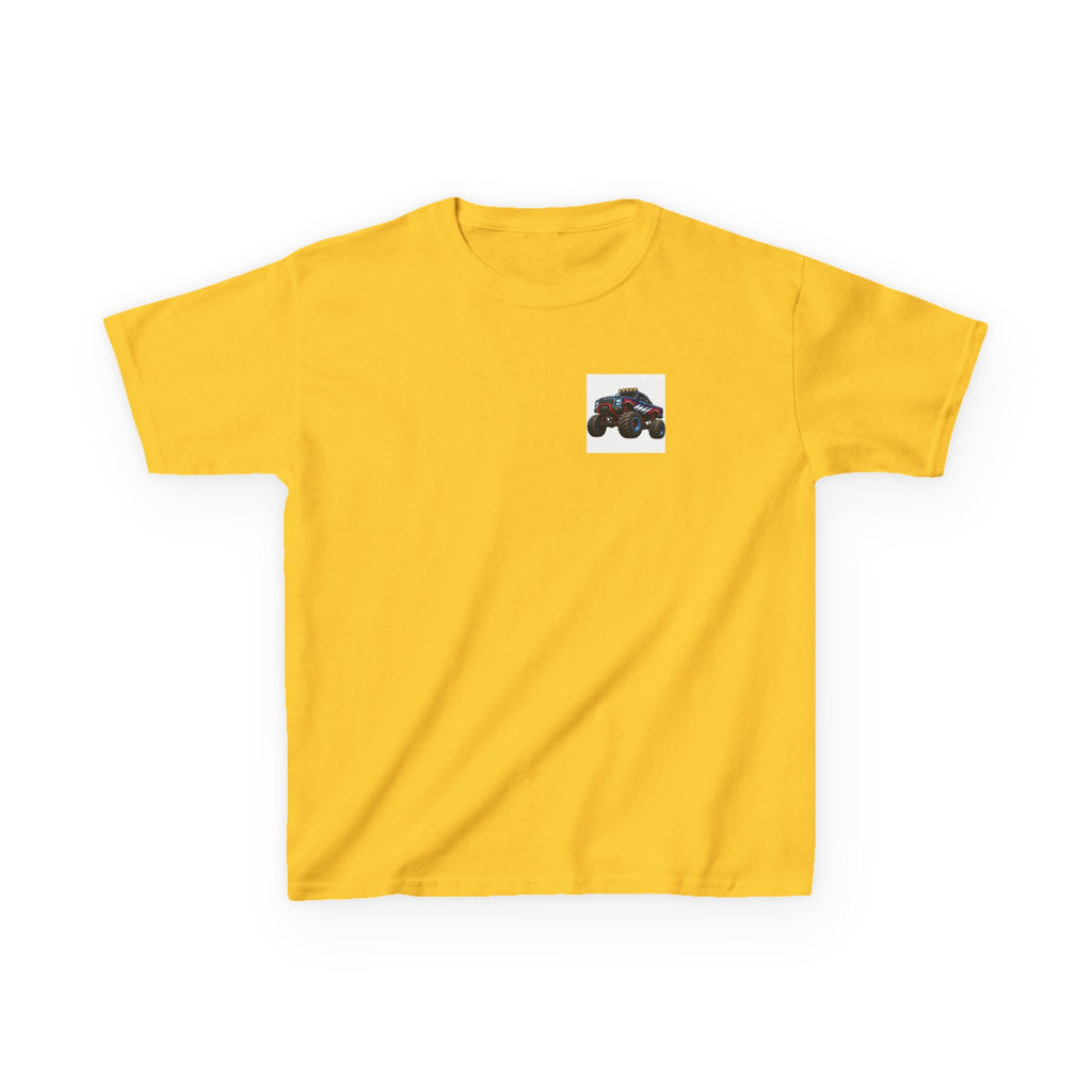 "Just A Boy Who Loves Monster Truck" Graphic kids Birthday T-Shirt Design