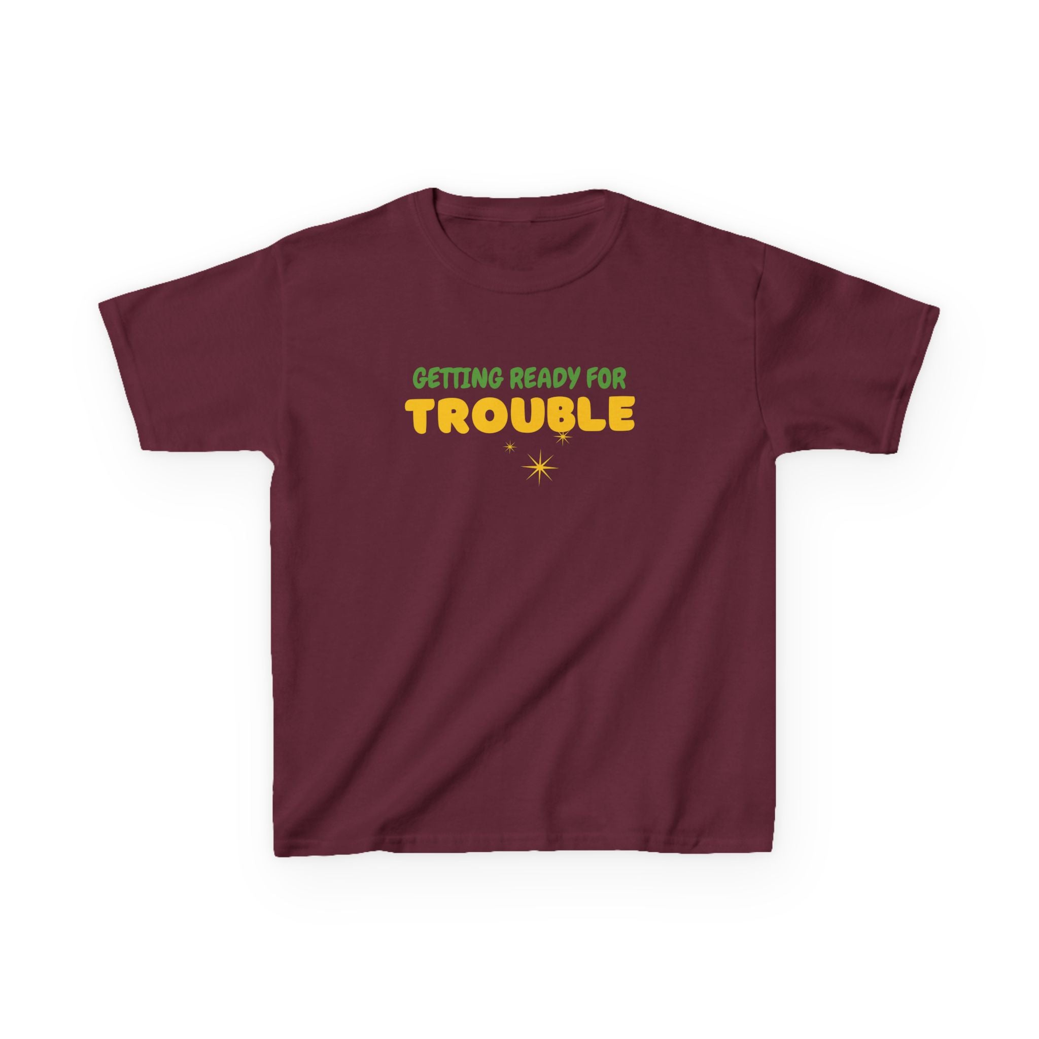 Ready for Trouble | Funny Kids Graphic T-Shirt