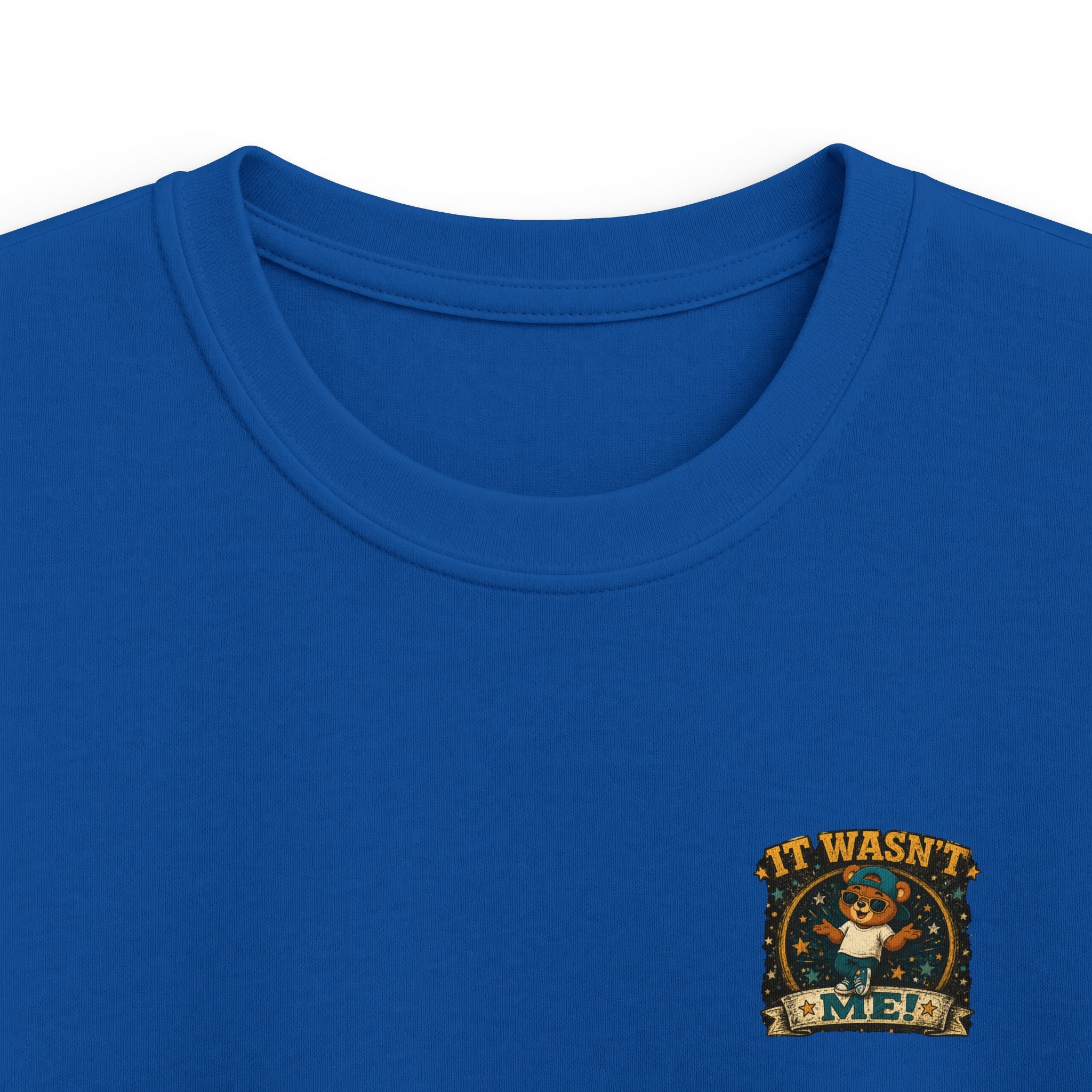 Kids Tee  'It Wasn't Me!' Dancing Bear Graphic Shirt | Funny Kids Gift
