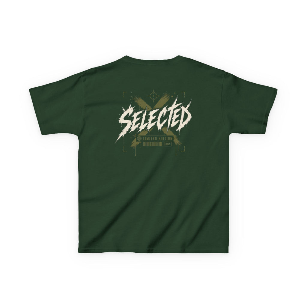 Selected Graphic Kids Tee Streetwear Logo T‑Shirt for Boys & Girls