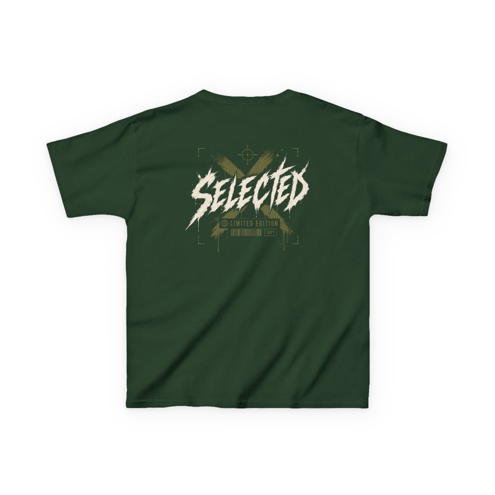 Selected Graphic Kids Tee Streetwear Logo T‑Shirt for Boys & Girls