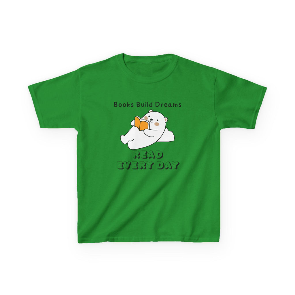 Kids T-Shirt — "Books Build Dreams"