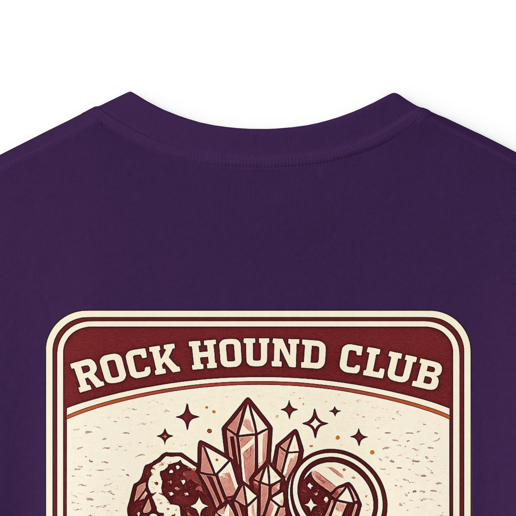 Rock Hound Club Kids T-Shirt 'Est. 2026' Gemstone & Magnifying Glass Design for Boys & Girls