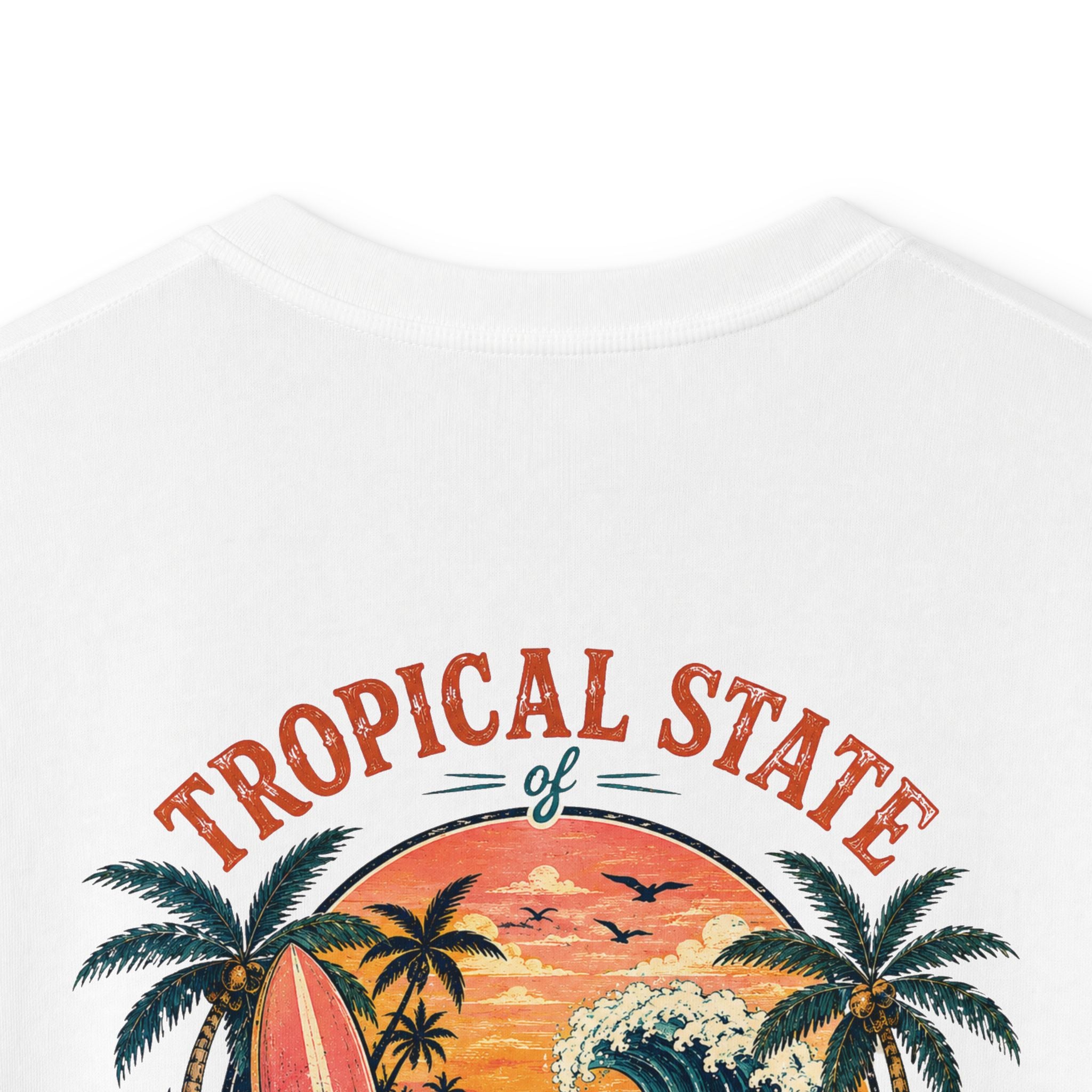 Kids Tropical Paradise Tee "Paradise Mode" Adventure Surf Graphic T-Shirt