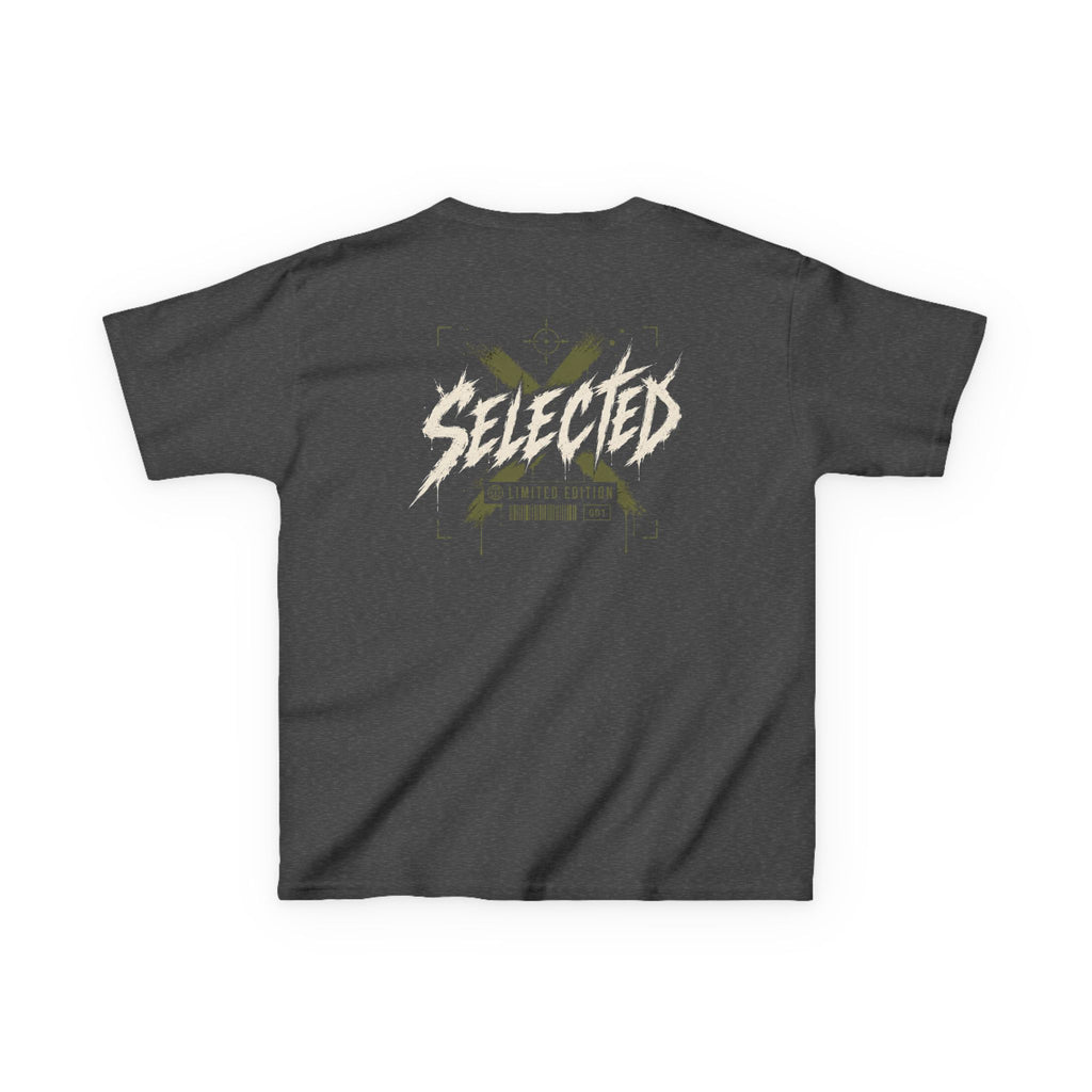 Selected Graphic Kids Tee Streetwear Logo T‑Shirt for Boys & Girls