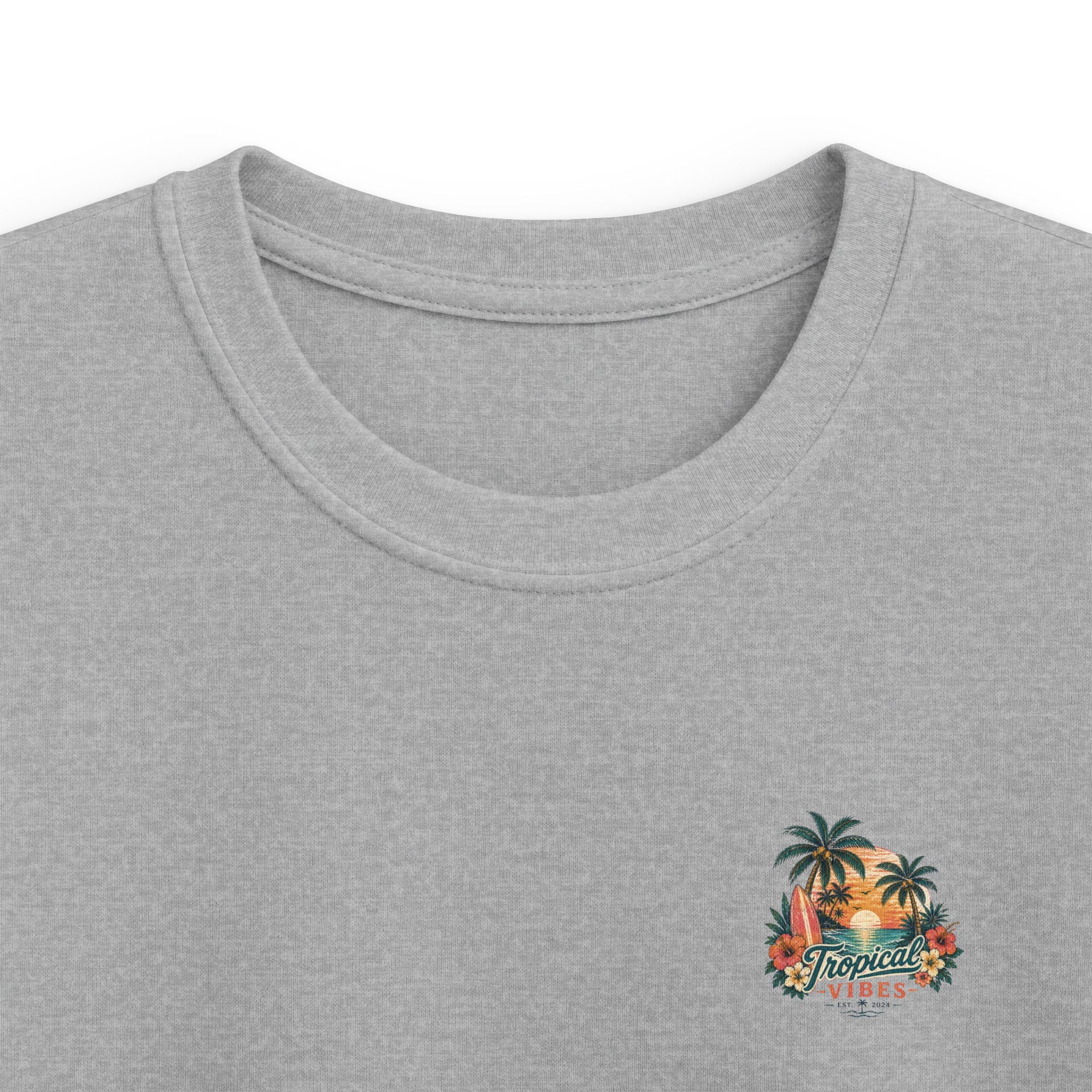 Kids Tropical Paradise Tee "Paradise Mode" Adventure Surf Graphic T-Shirt