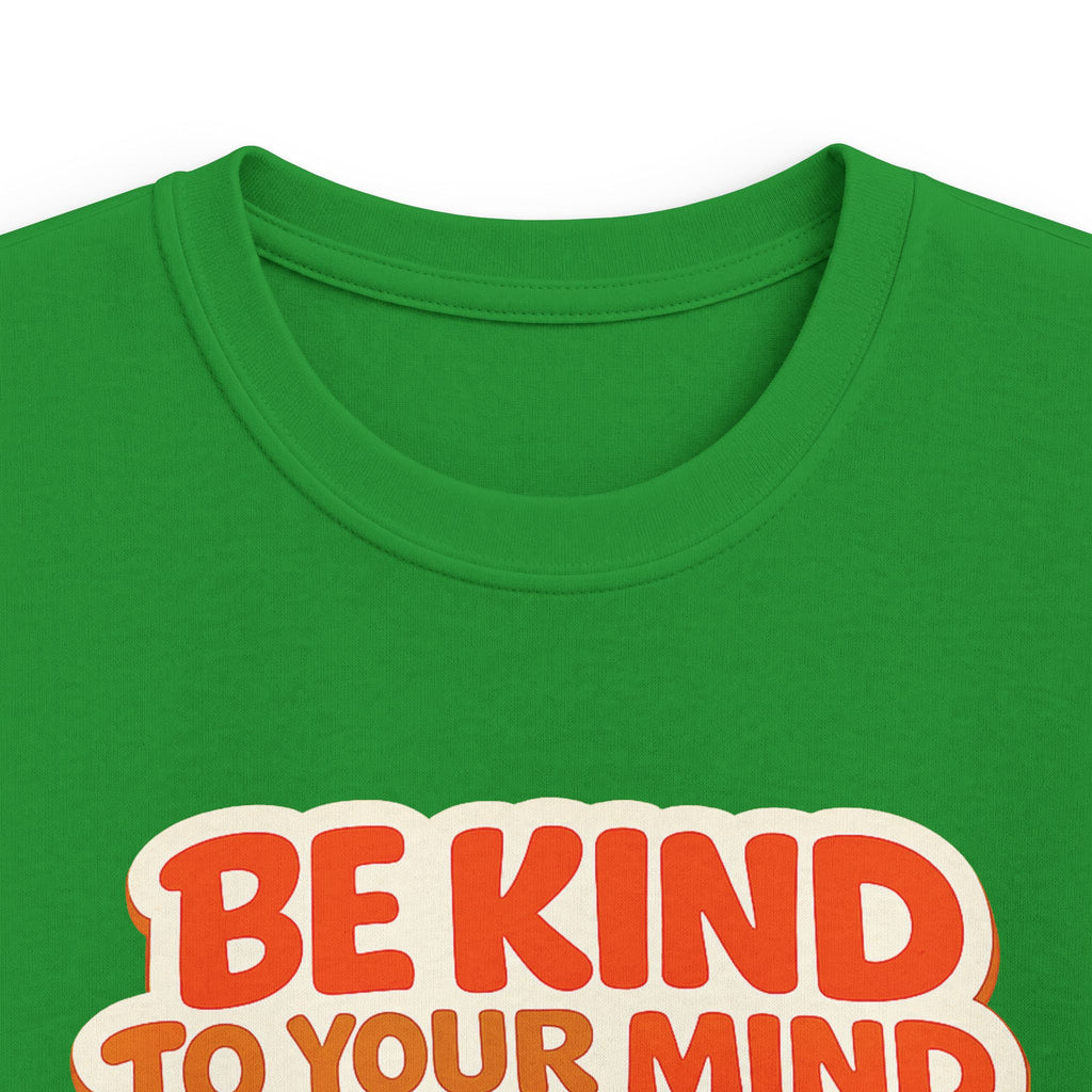 Kids T-Shirt  “Be Kind to Your Mind” Retro Mental Health Tee For Boys & Girls