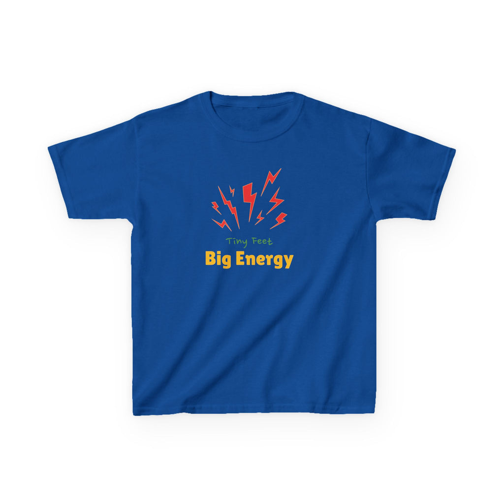 Tiny Feet - Big Energy | Funny Kids Graphic T-Shirt
