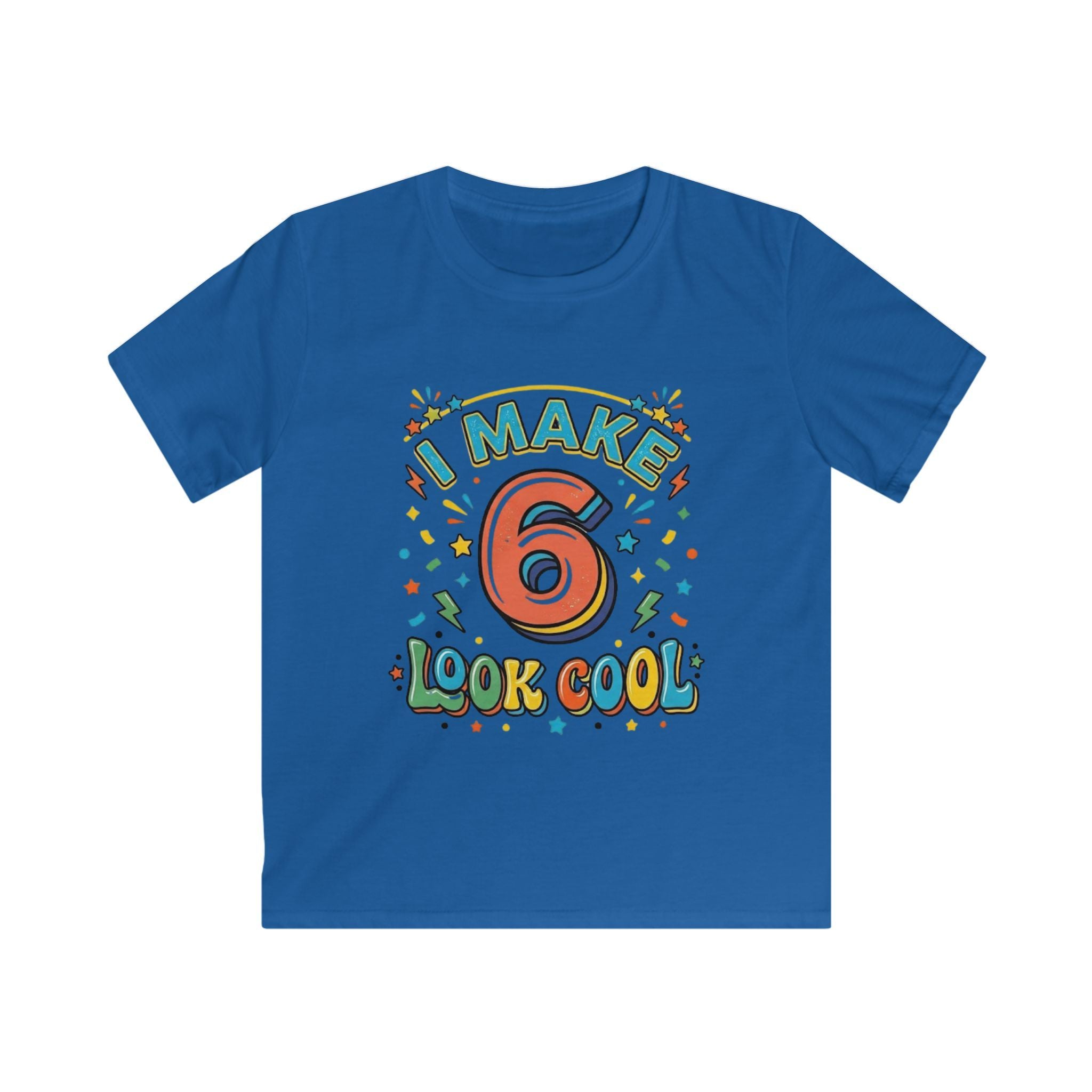 Kids Tee "I Make 6 Look Cool" Birthday Shirt