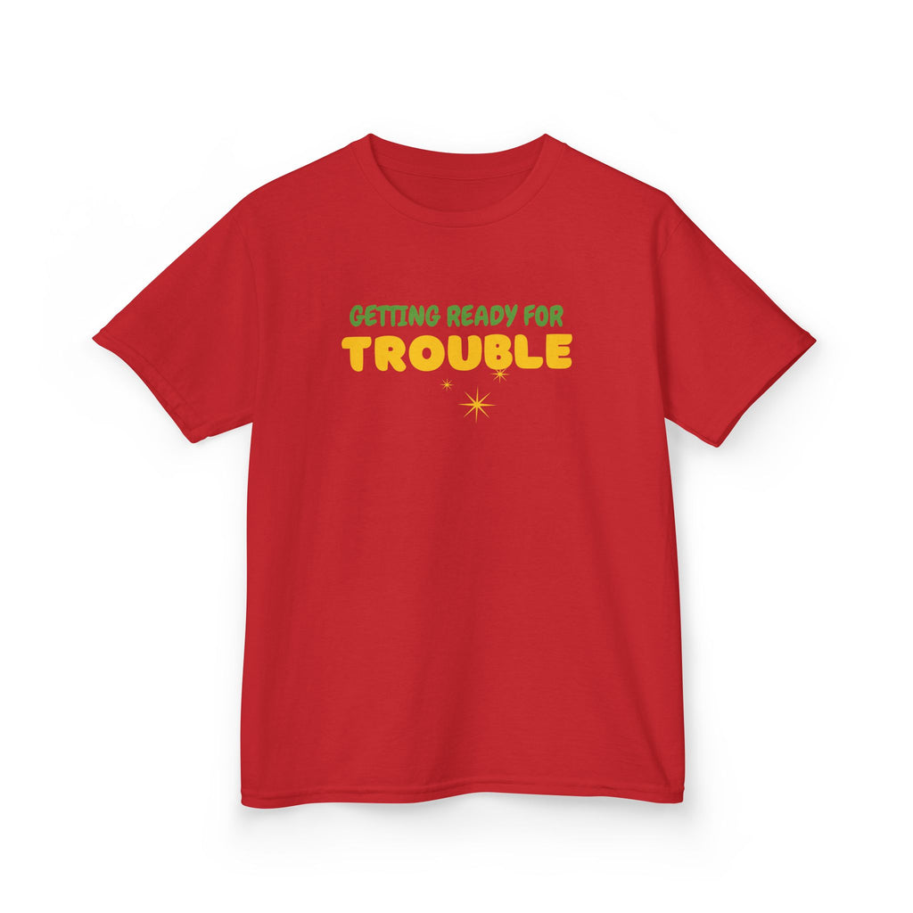 Ready for Trouble | Funny Kids Graphic T-Shirt