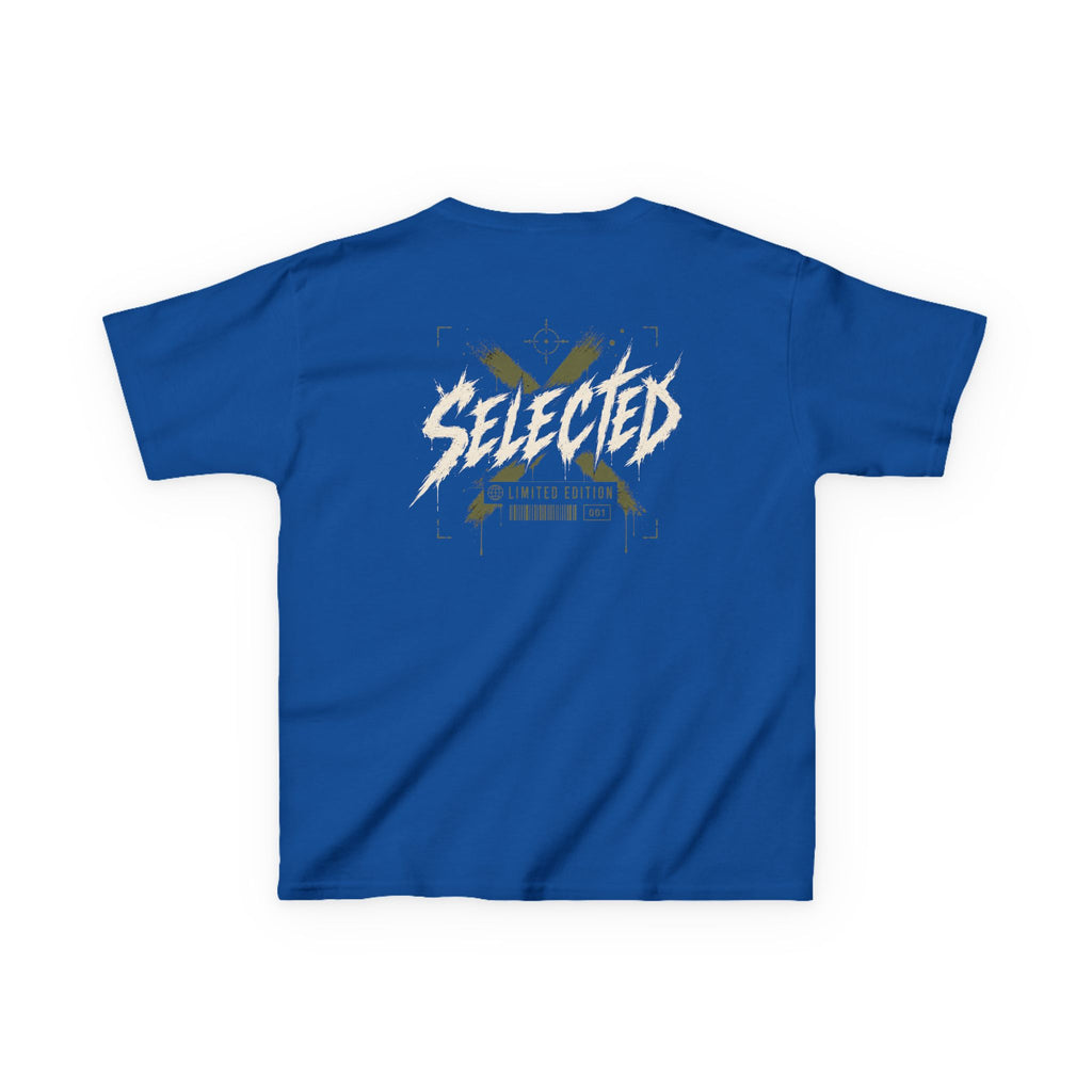 Selected Graphic Kids Tee Streetwear Logo T‑Shirt for Boys & Girls