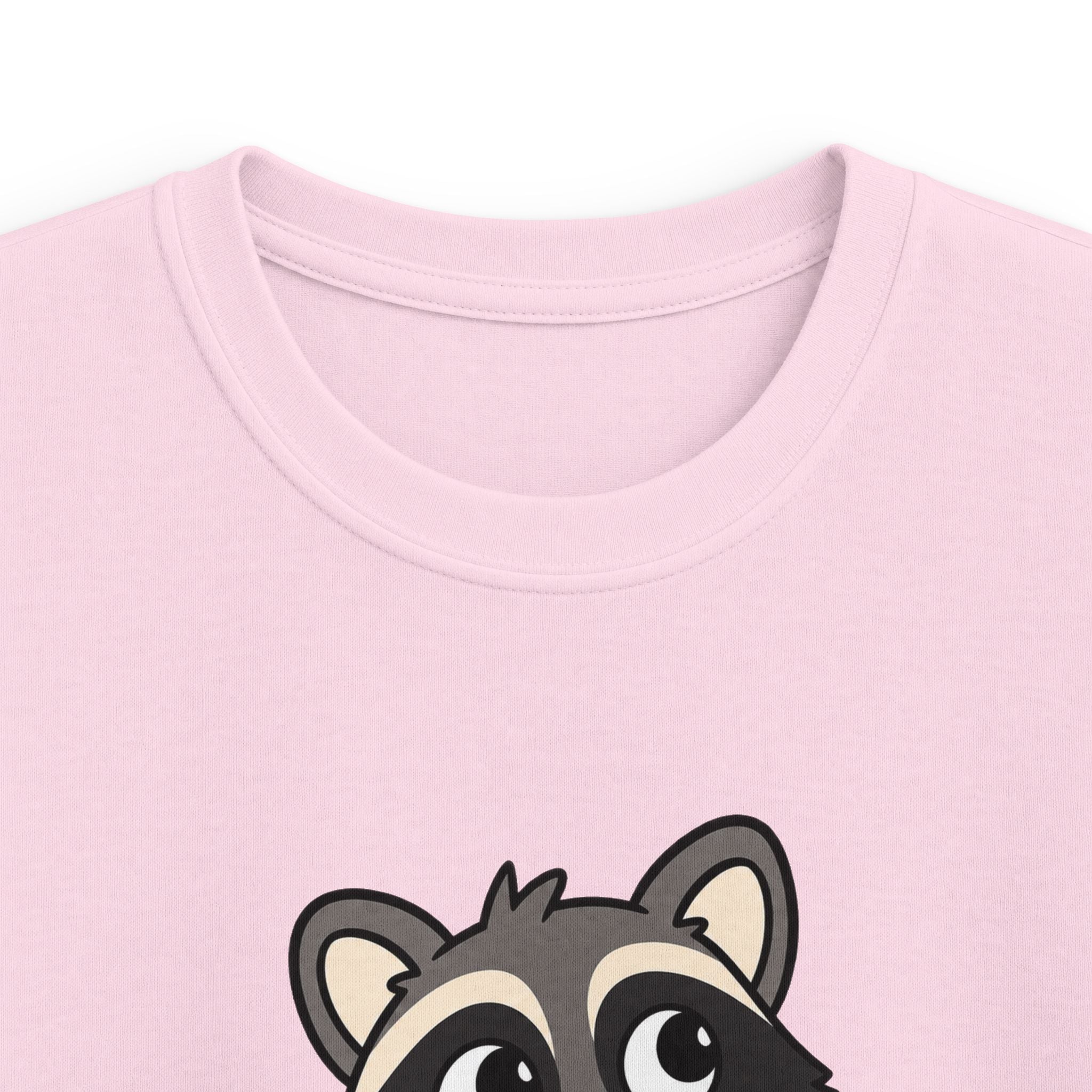 Cute Raccoon "got snacks?" Funny Graphic Tee for Kids