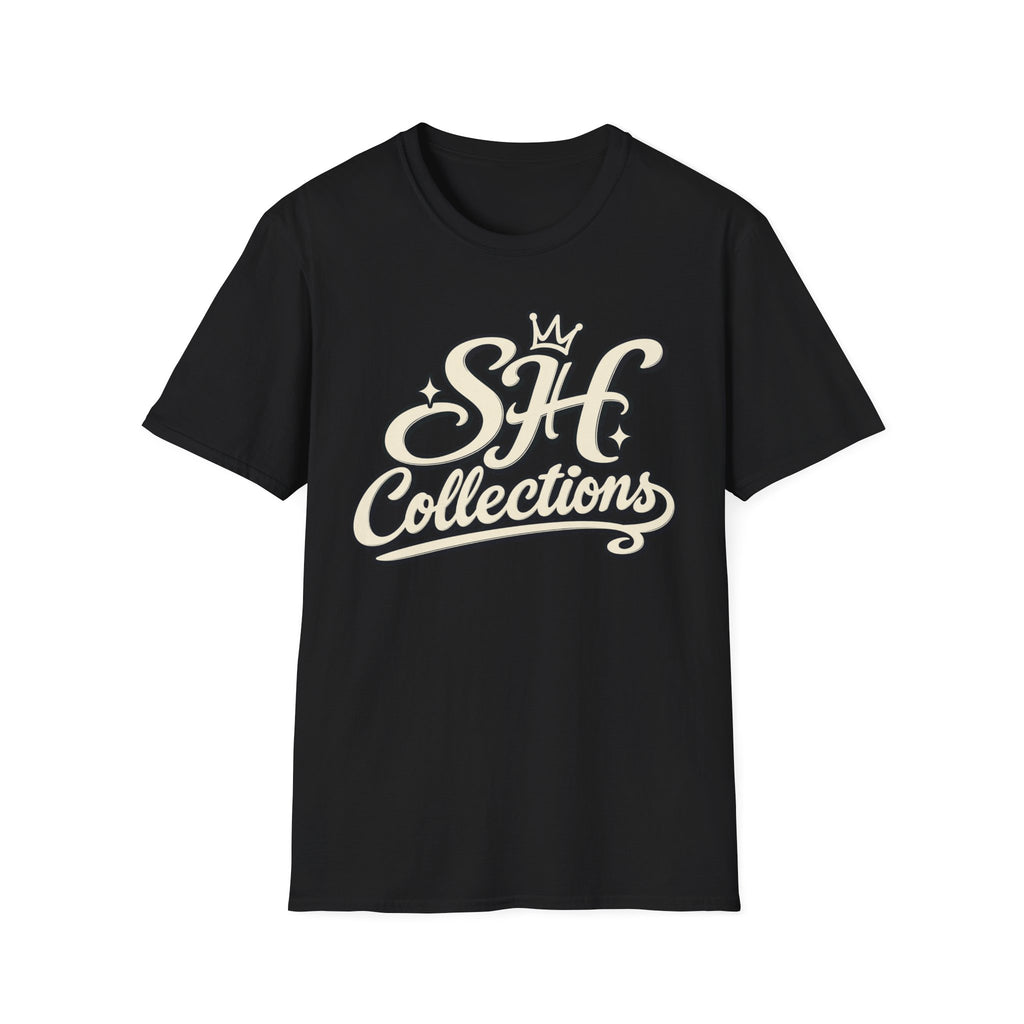 SH Collections Graphic Adult Tee Retro Script Logo T-Shirt