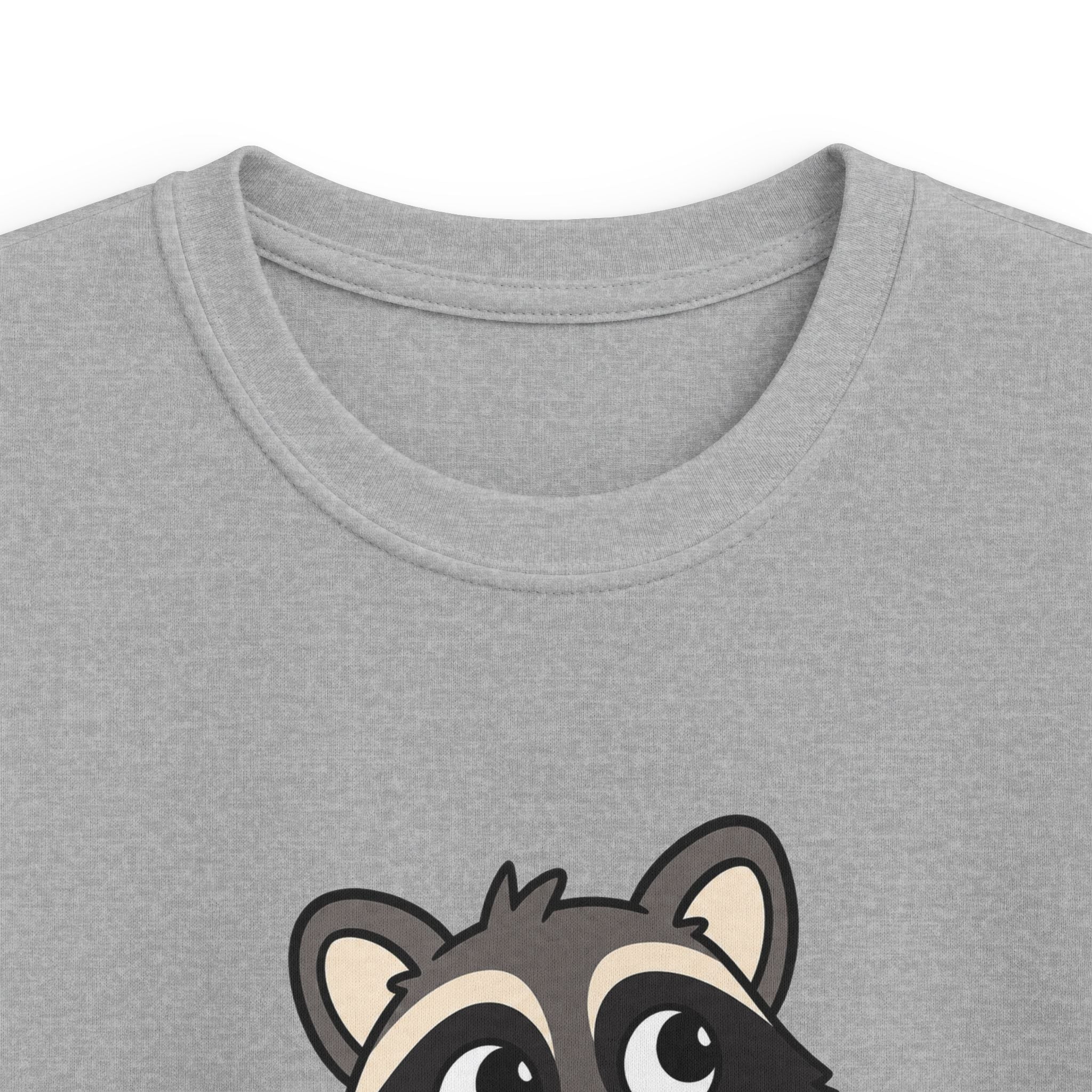 Cute Raccoon "got snacks?" Funny Graphic Tee for Kids
