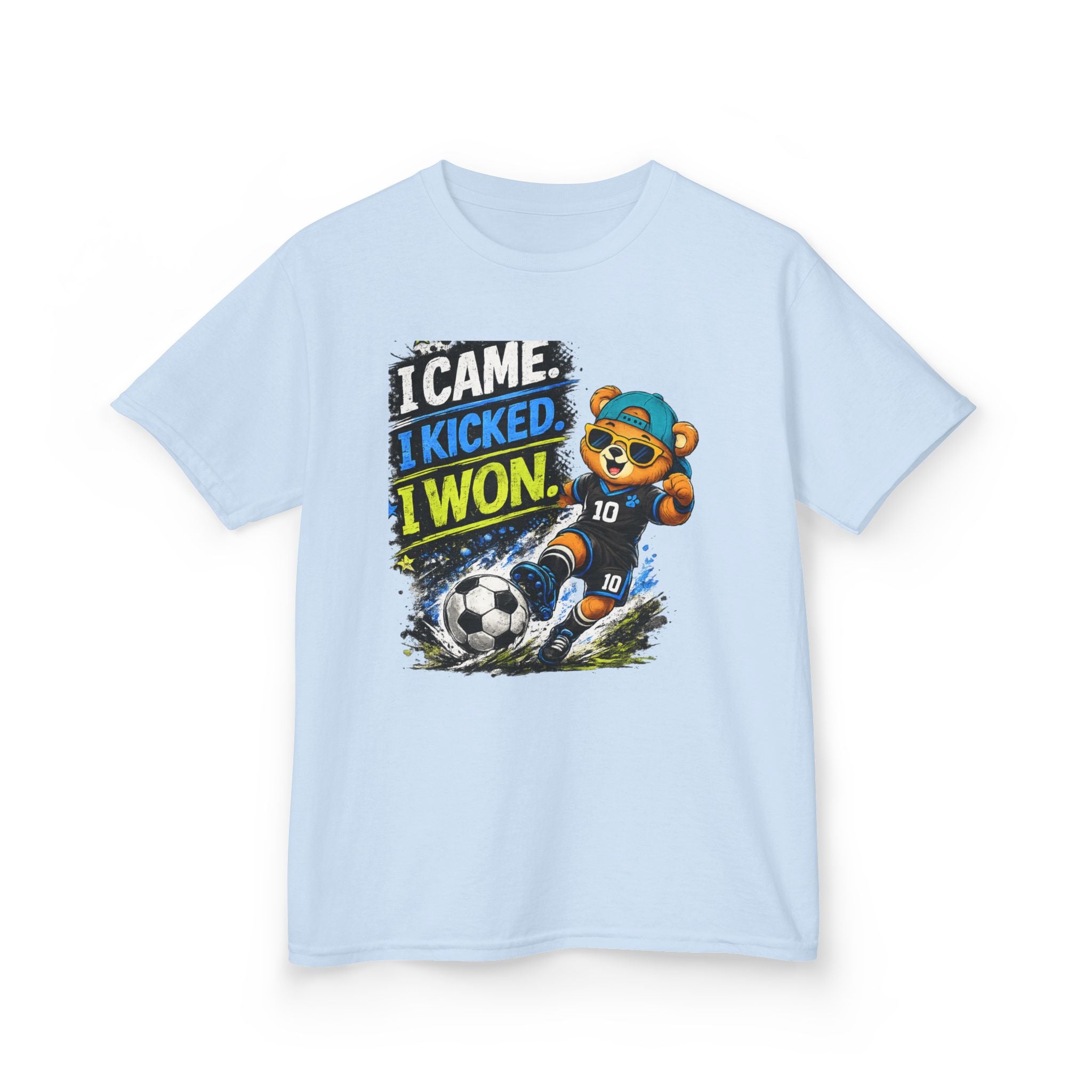 I Came. I Kicked. I Won. Soccer T-Shirt | Funny Soccer Player Graphic Tee | Youth Soccer Shirt | Goal Scorer Gift | Sports Quote Apparel
