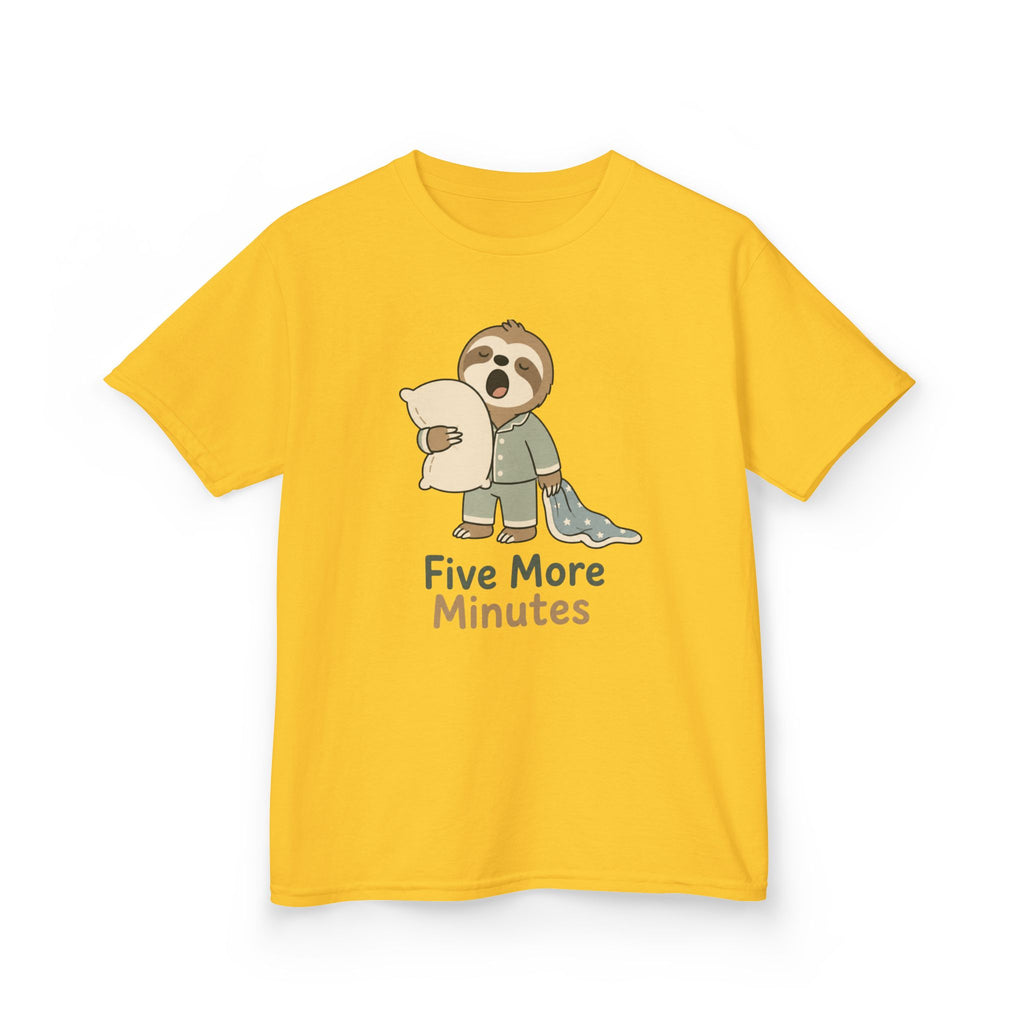 Kids T-Shirt — "Five more minutes""