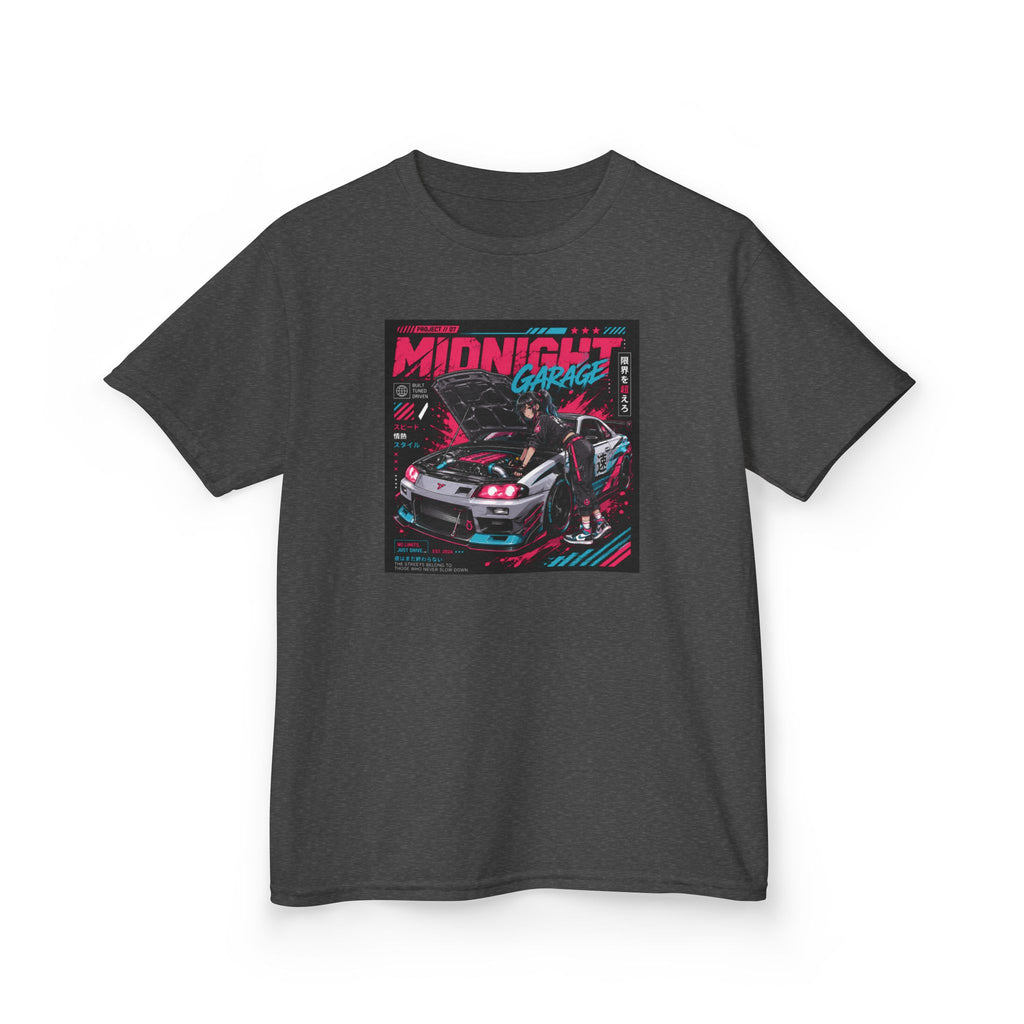 Boys Tee "Midnight Garage Retro Racing" Graphic