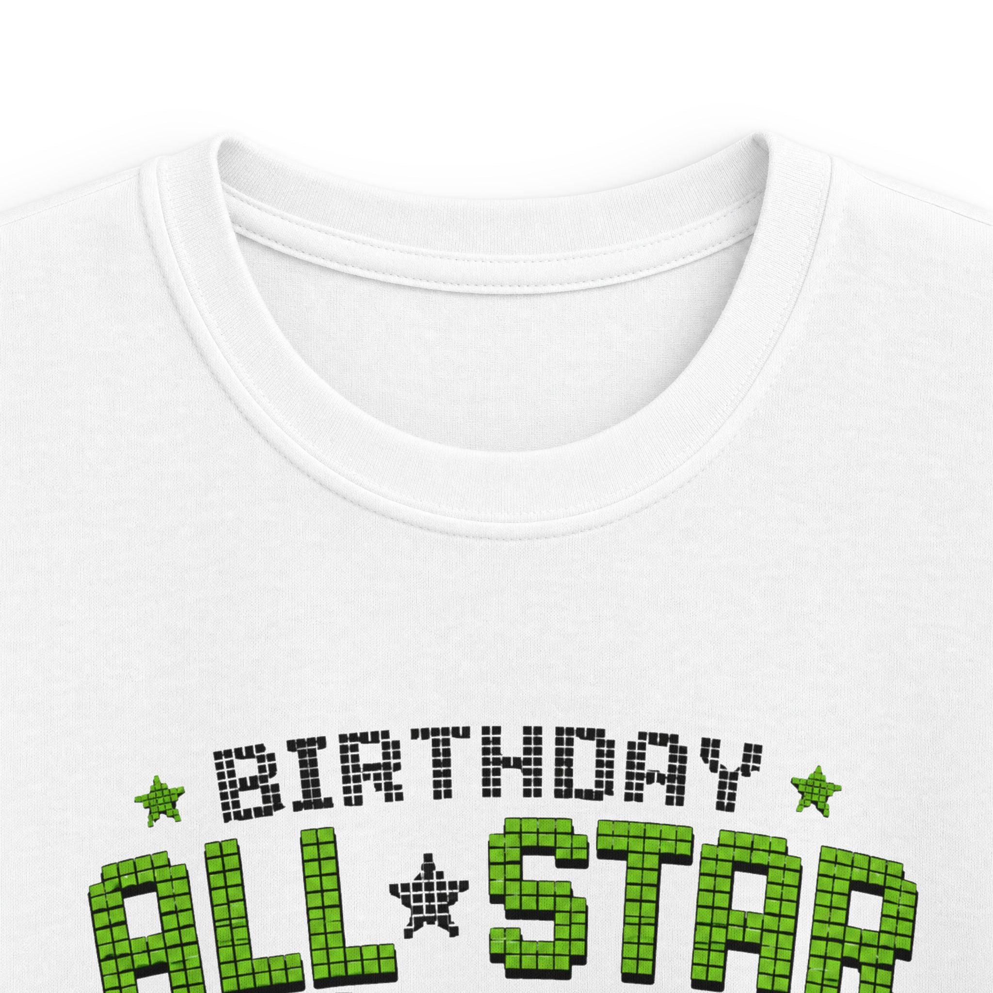 Kids T‑Shirt "Birthday All Star: Level Unlocked" Video Game Controller Tee