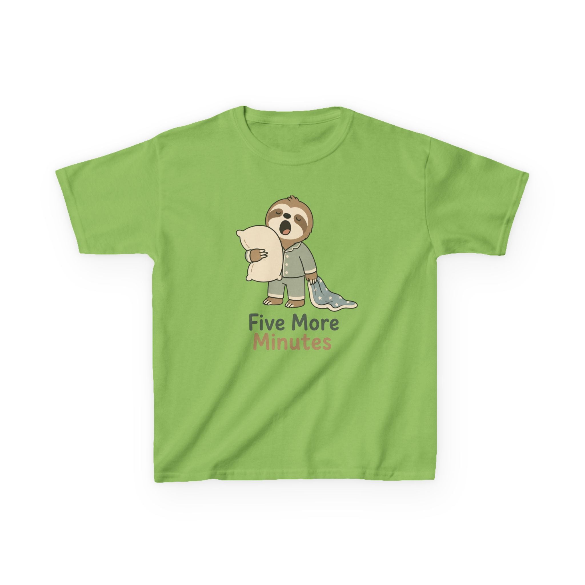 Kids T-Shirt — "Five more minutes""