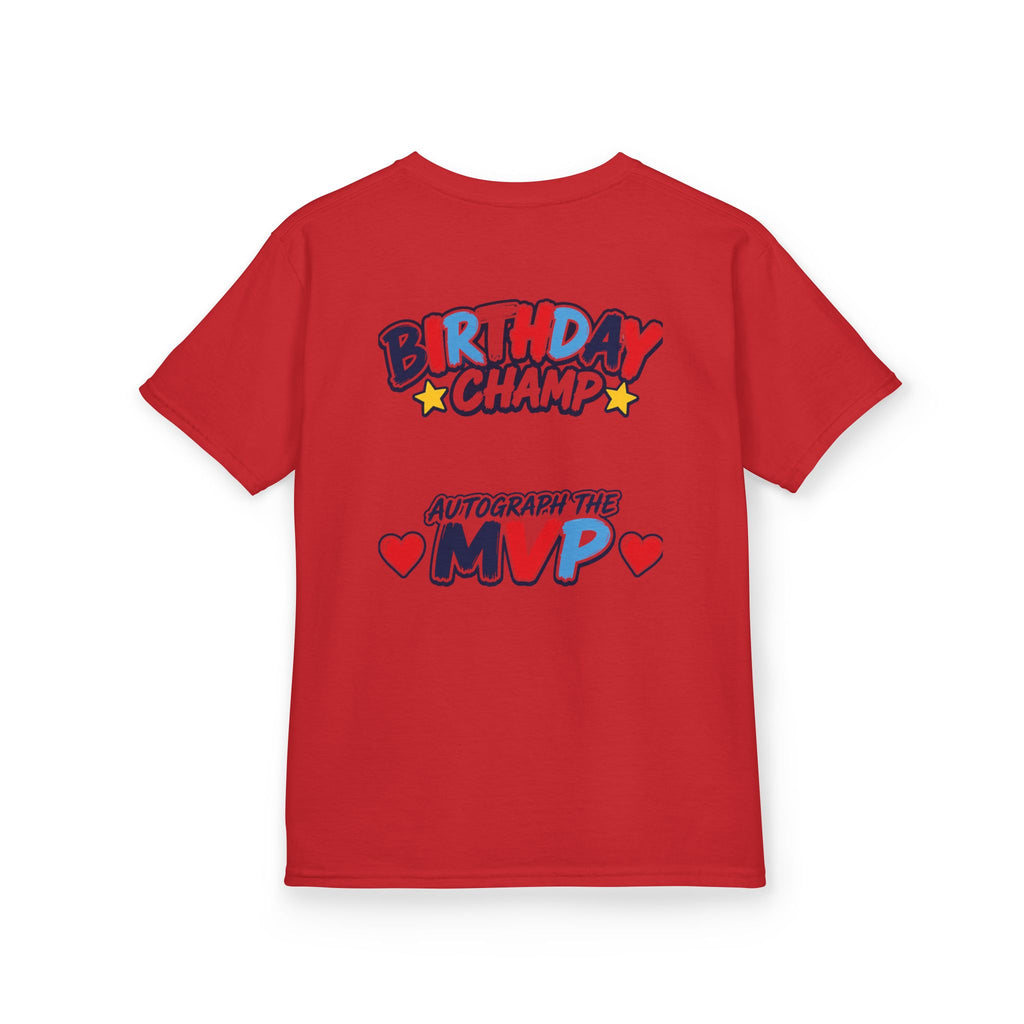 "Birthday Champ" Graphic kids Birthday T-Shirt Design