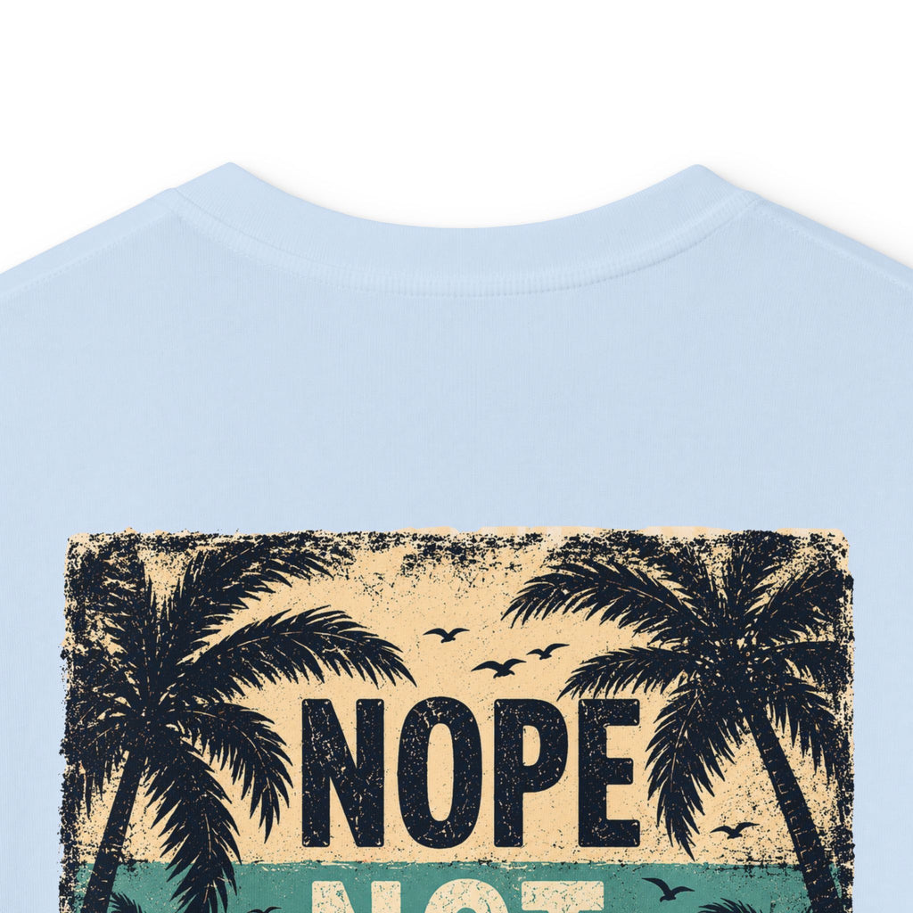 Kids T-Shirt 'Nope Not Leaving' Tropical Vacation Tee