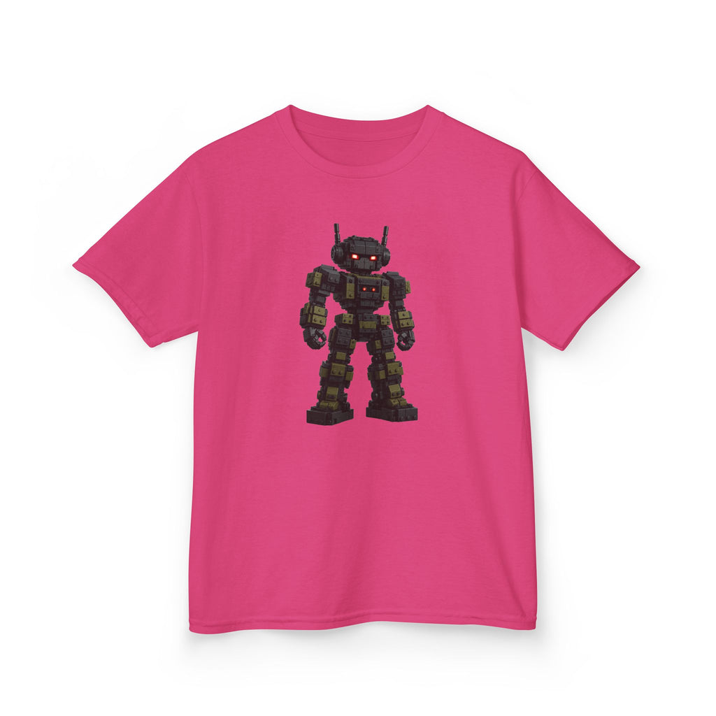 "Dark Steel Warrior" Boys Graphic Gamer T-Shirt Design