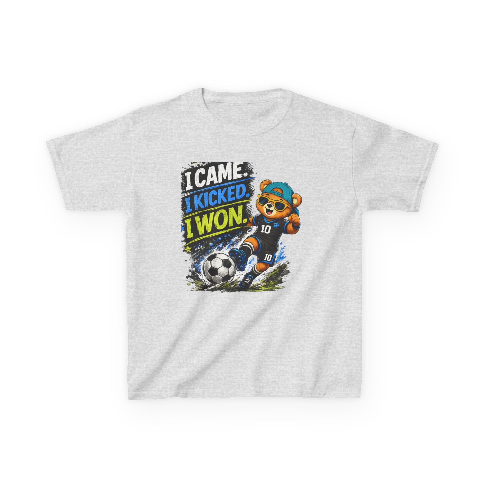 I Came. I Kicked. I Won. Soccer T-Shirt | Funny Soccer Player Graphic Tee | Youth Soccer Shirt | Goal Scorer Gift | Sports Quote Apparel