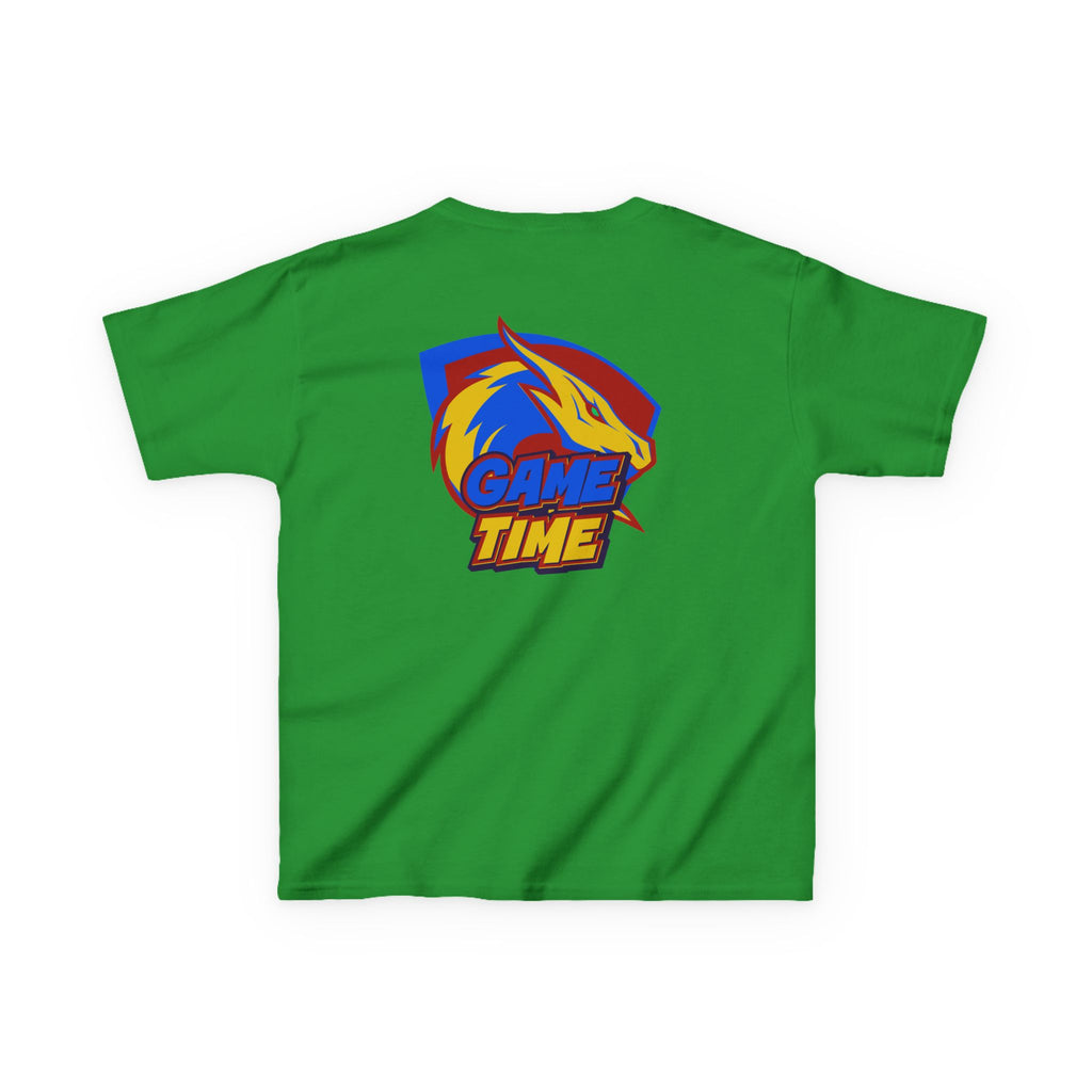Kids T-Shirt Design "Game Time Dragon Gamer"