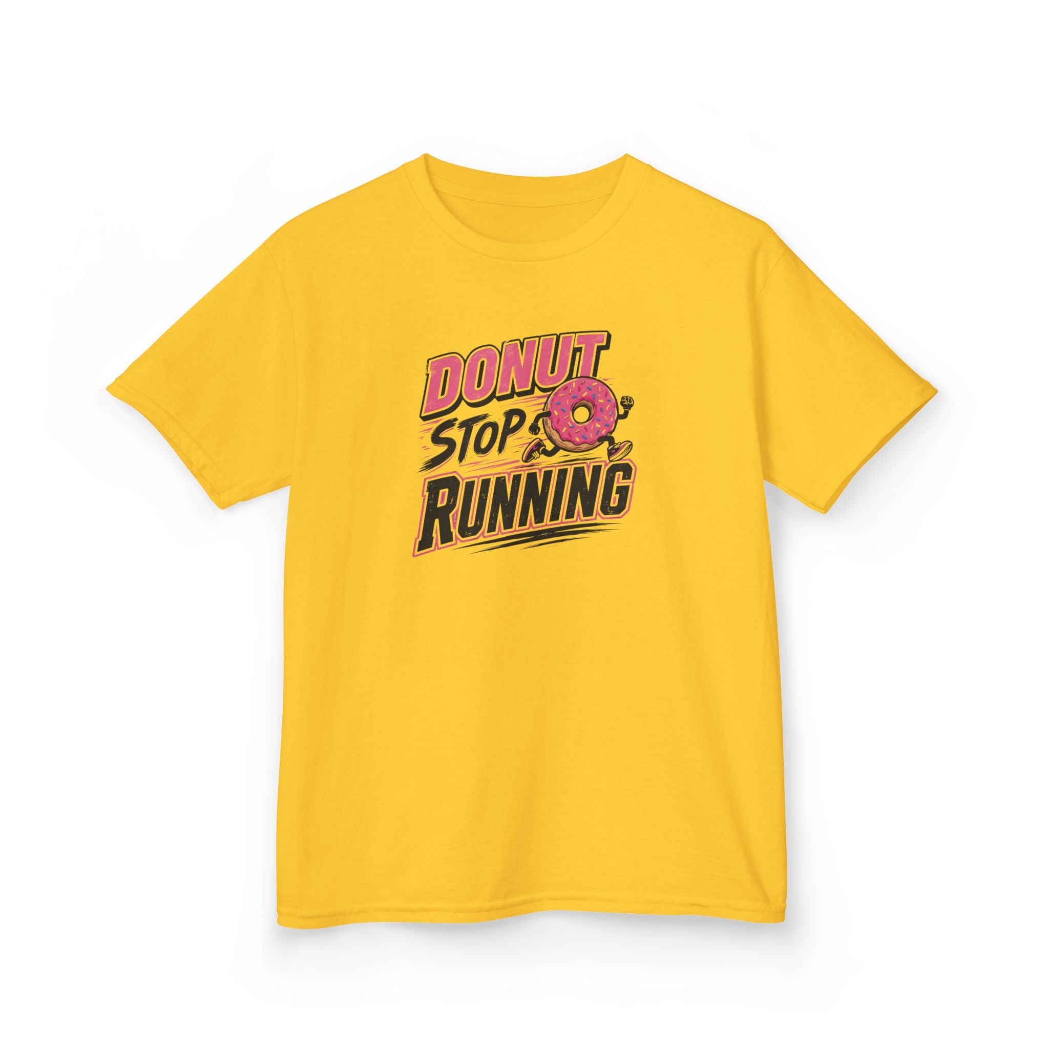 Donut Stop Running T-Shirt Design | Funny Running Donut Graphic | Runner Gift | Sports I Fitness Typography Tee