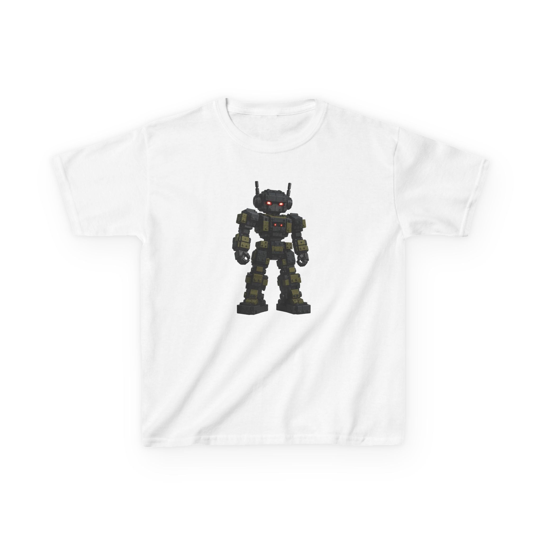 "Dark Steel Warrior" Boys Graphic Gamer T-Shirt Design