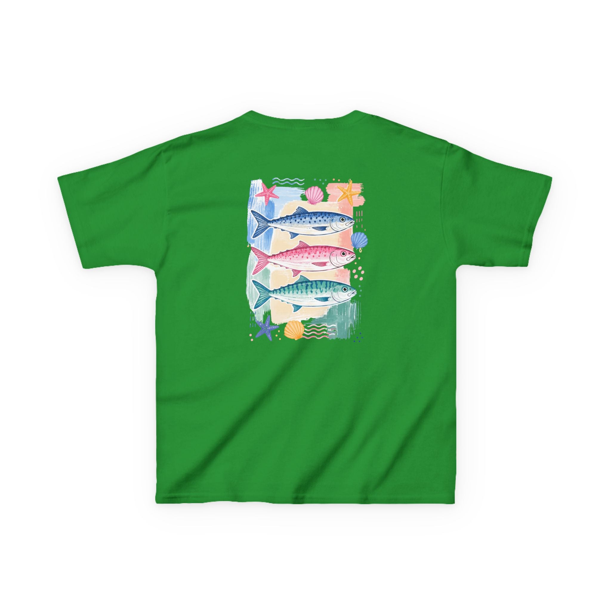 Kids Tee — Colorful Tropical Fish Graphic Shirt for Children
