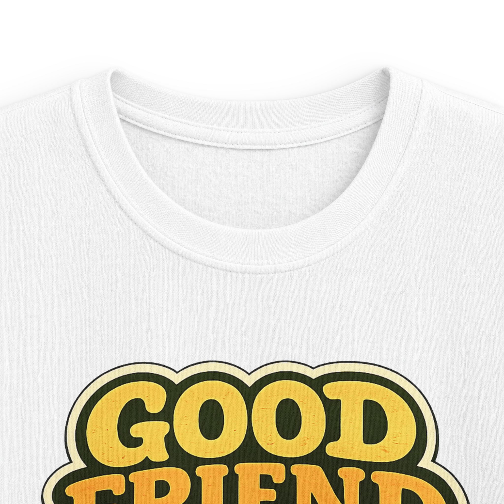 Kids Tee "Good Friend Energy" Retro Graphic Youth T‑Shirt For Boys & Girls