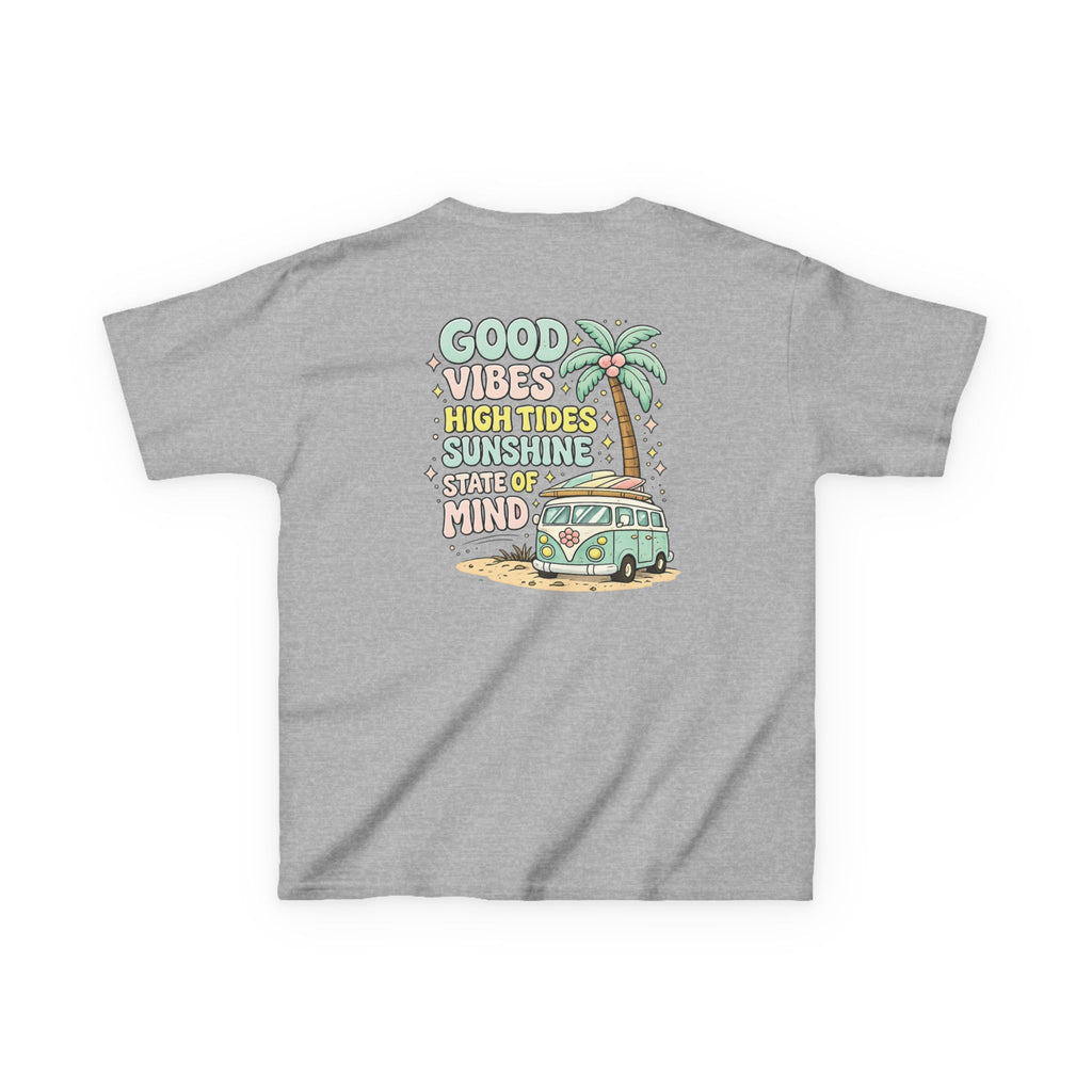 Kids T-Shirt — "Good Vibes-High Tides"