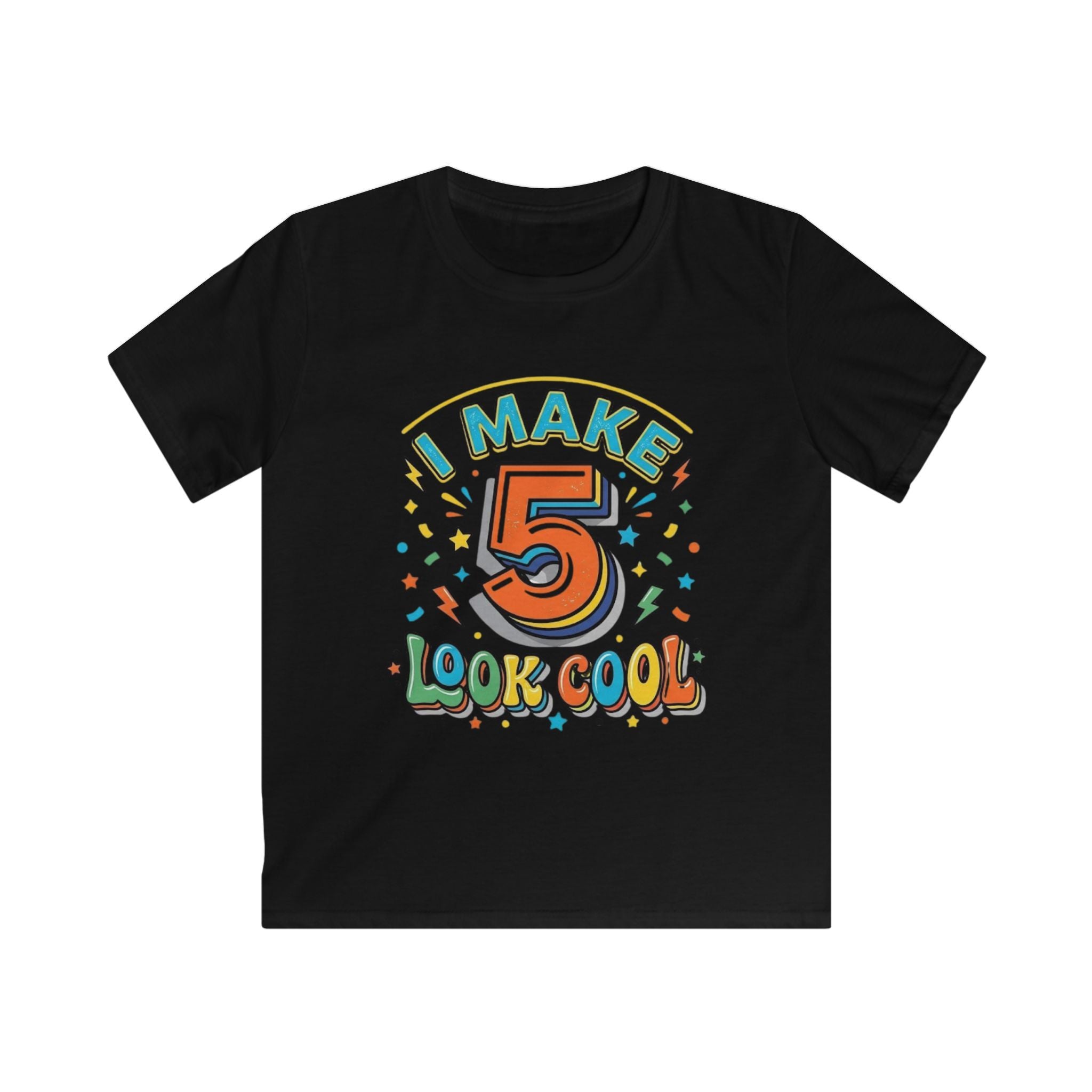 Kids T-Shirt "I Make 5 Look Cool" 5th Birthday Tee