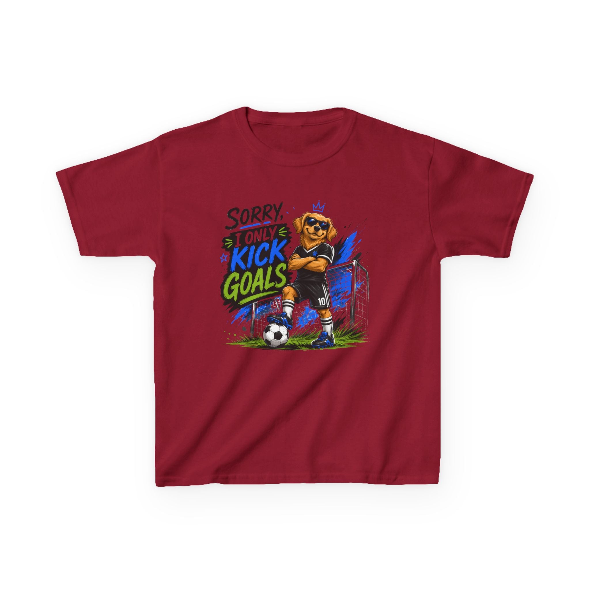 Sorry, I Only Kick Goals Soccer T-Shirt | Funny Soccer Player Graphic Tee | Youth Soccer Shirt | Soccer Lover Gift | Sports Quote Apparel