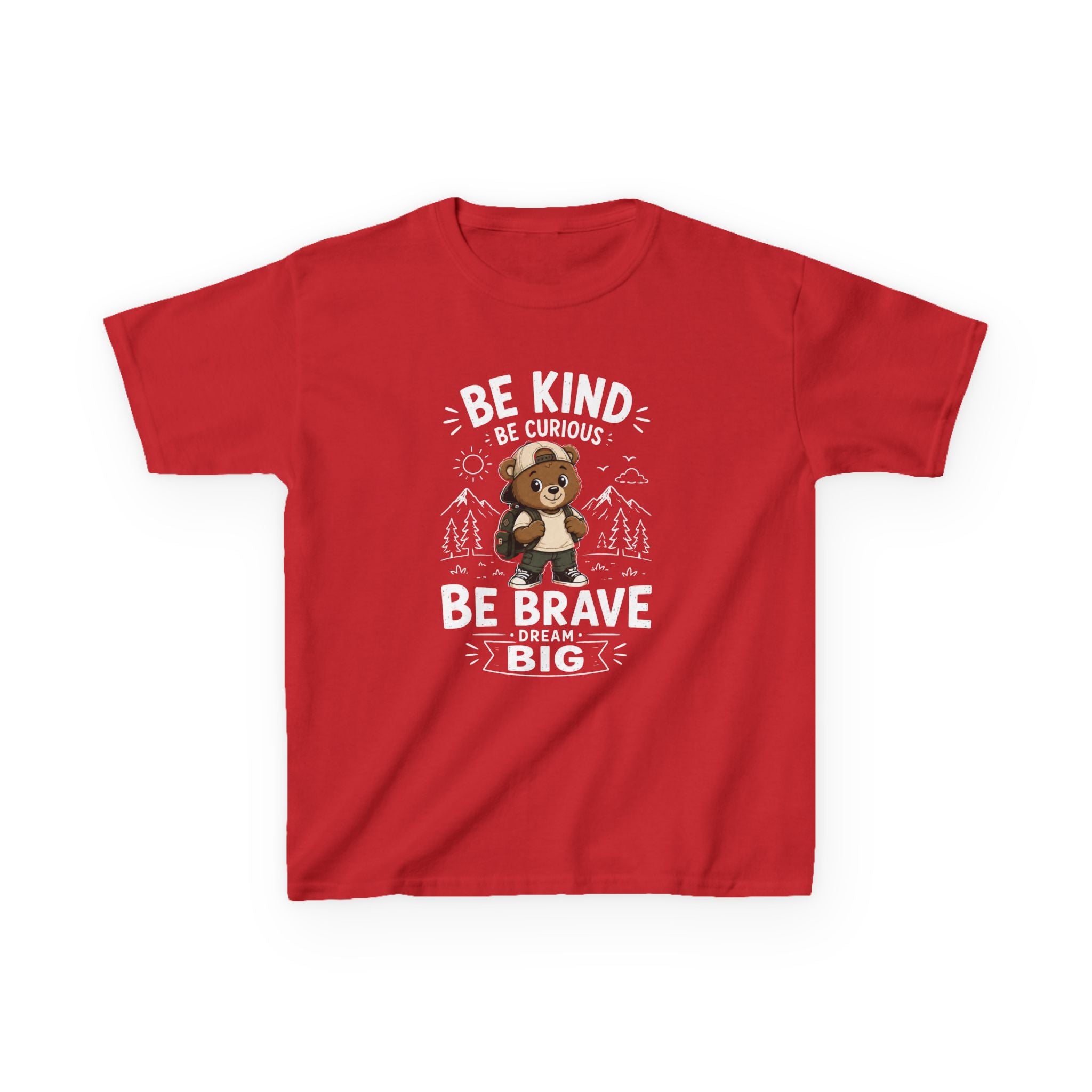 Kids T-Shirt — "Be Kind Be Brave"
