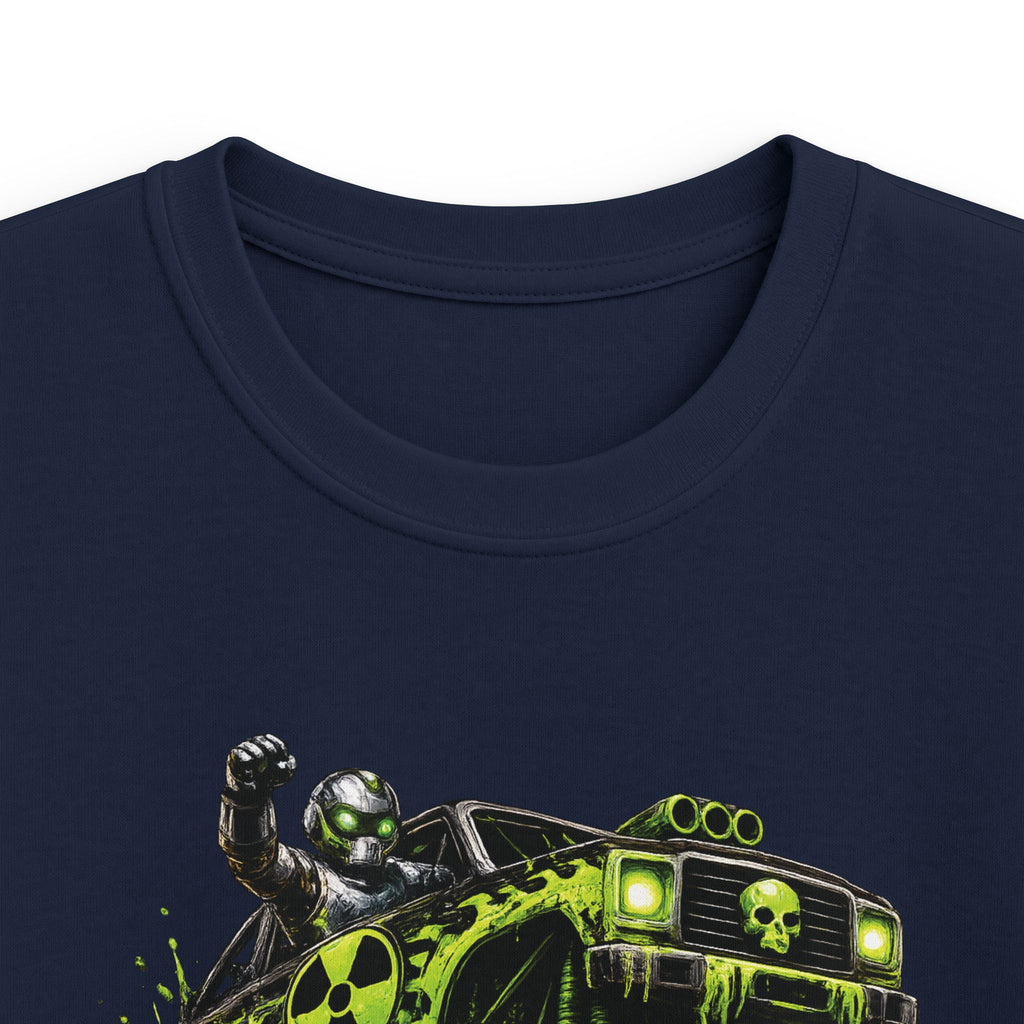 Boys Monster Truck T‑Shirt Green Mud Splash Off‑Road Tee