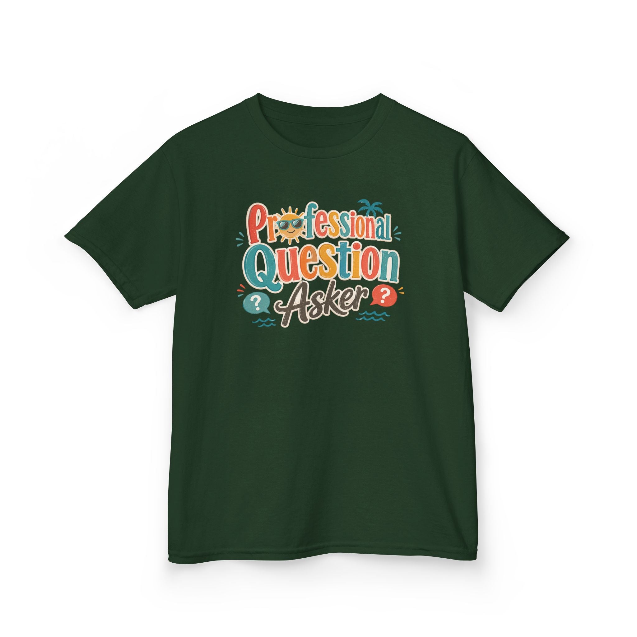 Kids Funny T-Shirt — "Professional QUESTION Asker"