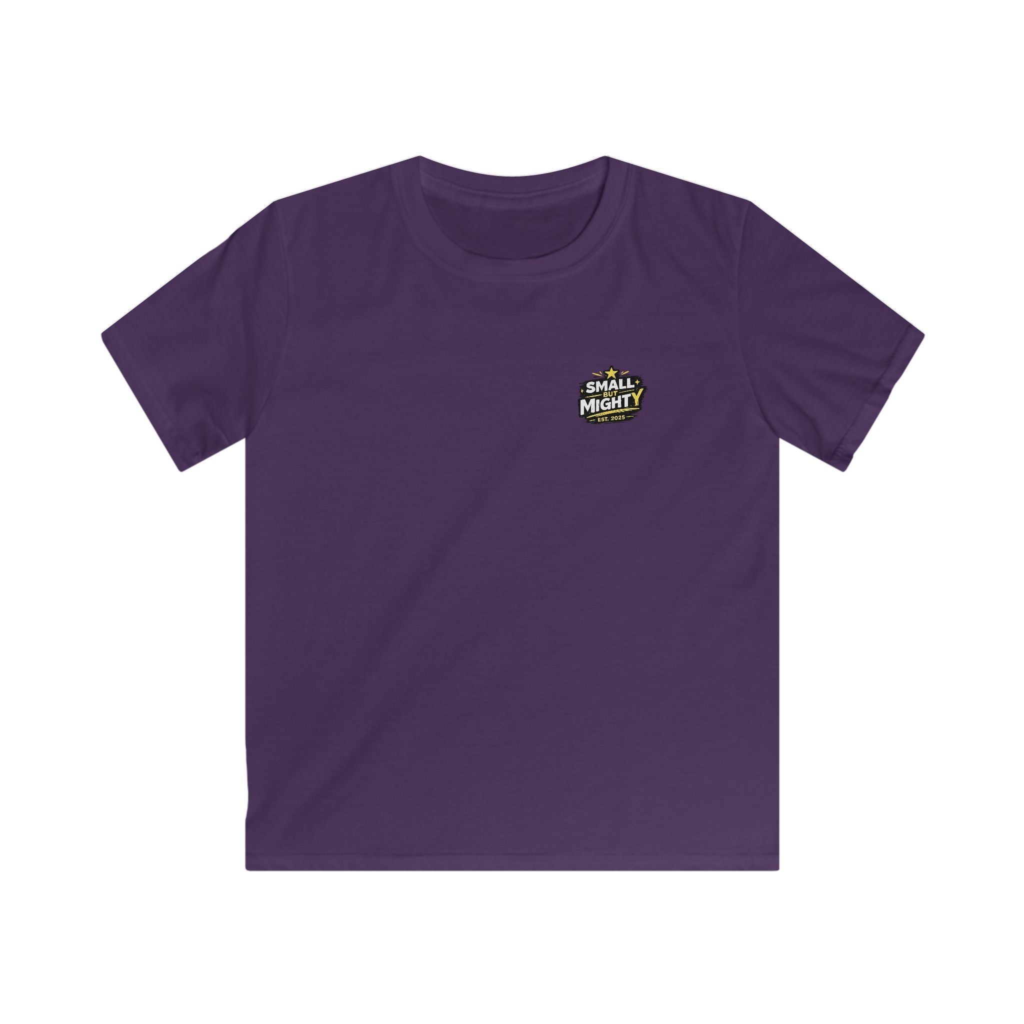 Girls & Boys T-Shirt “Small but Mighty” Graphic Tee Fun Empowering Youth Shirt (Est. 2025)