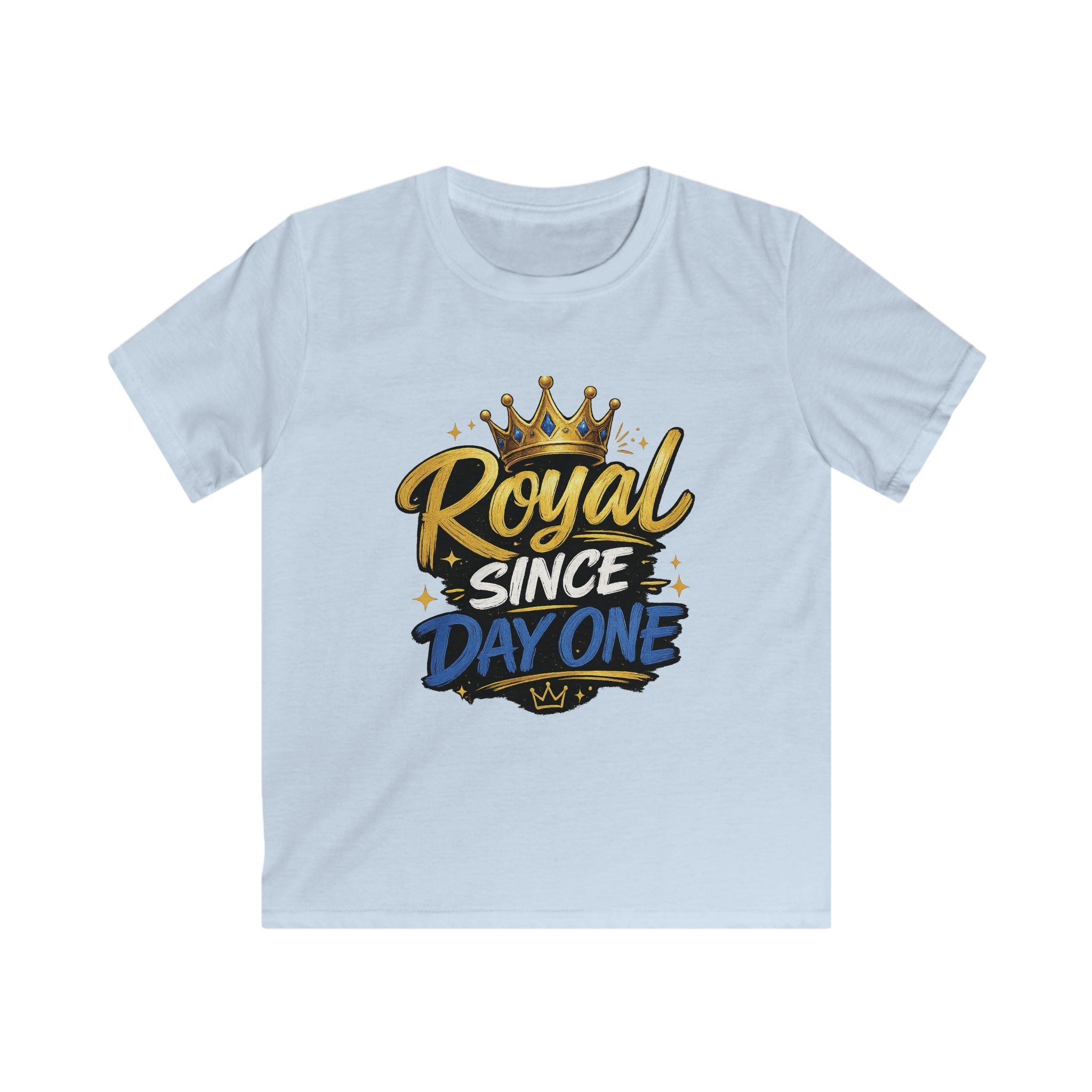 "Royal Since Day One" Crown Graphic Boys Shirt