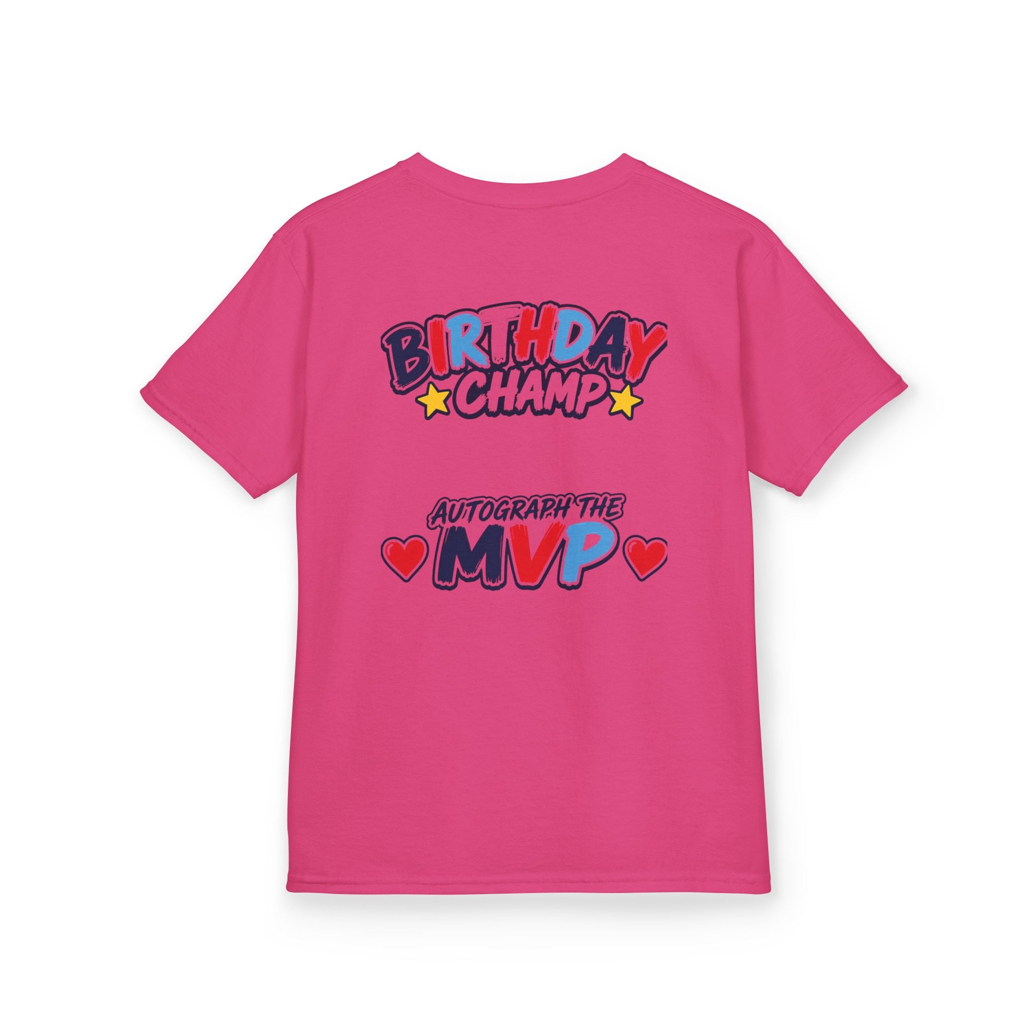 "Birthday Champ" Graphic kids Birthday T-Shirt Design