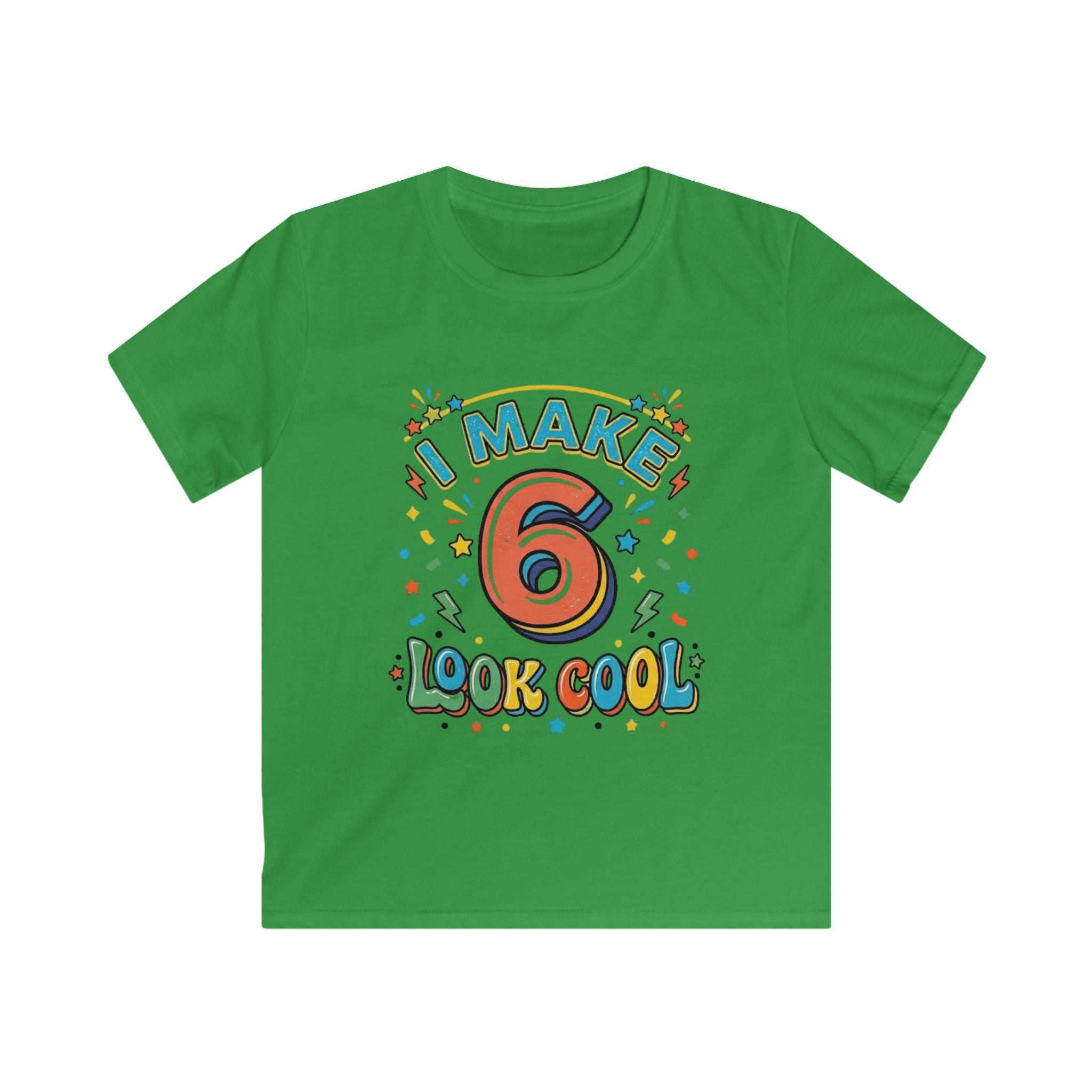 Kids Tee "I Make 6 Look Cool" Birthday Shirt