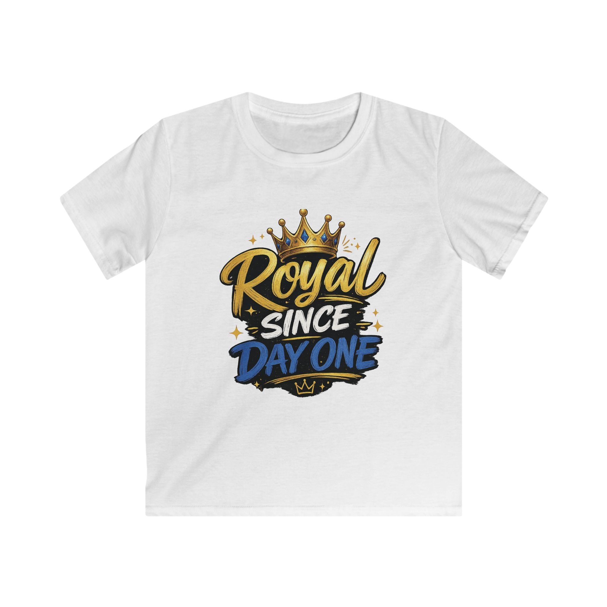 "Royal Since Day One" Crown Graphic Boys Shirt